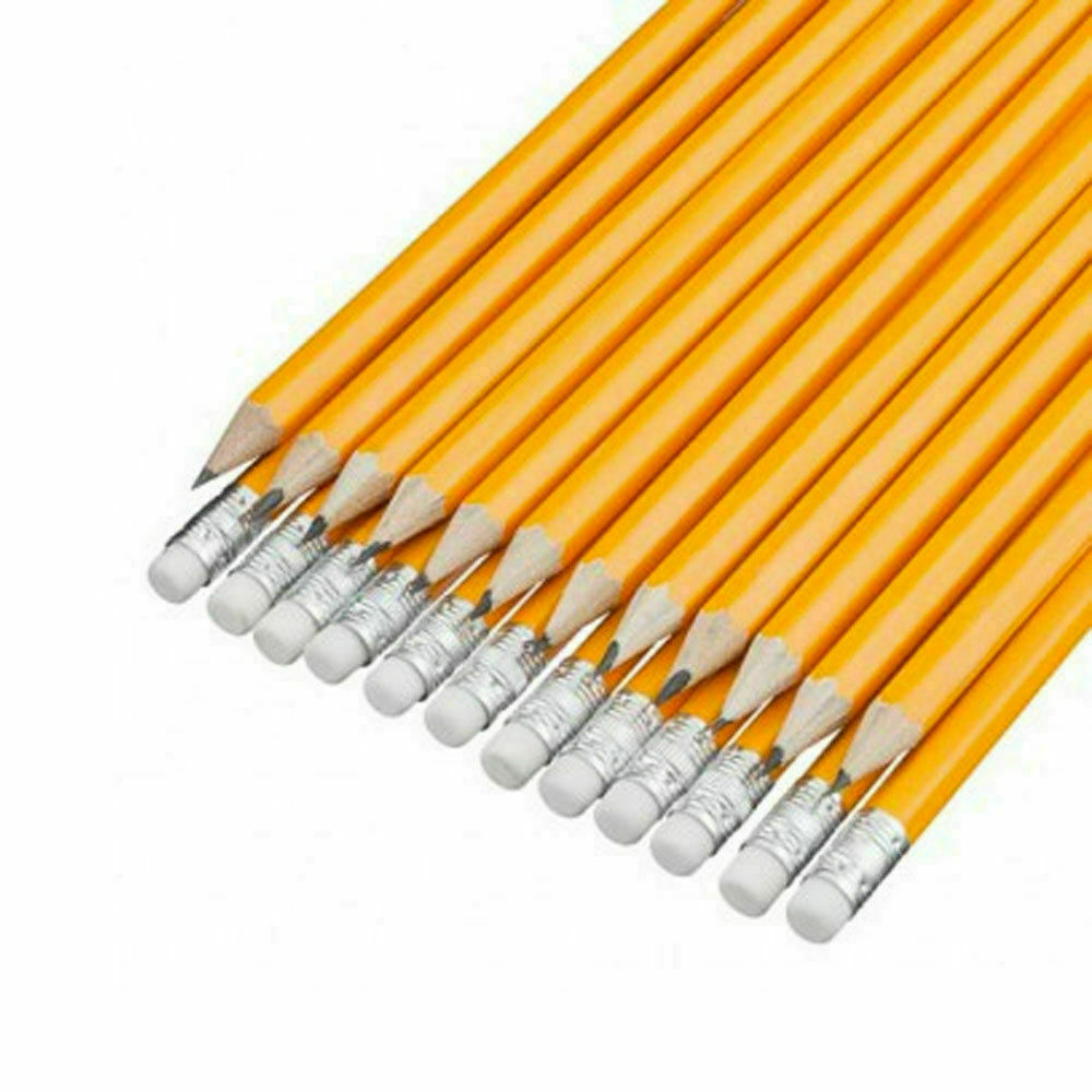 Beclen Harp 15-150 HB Pencils With Eraser Top Office School Craft Art Drawing Break-Resistant Creative Lead Pencils