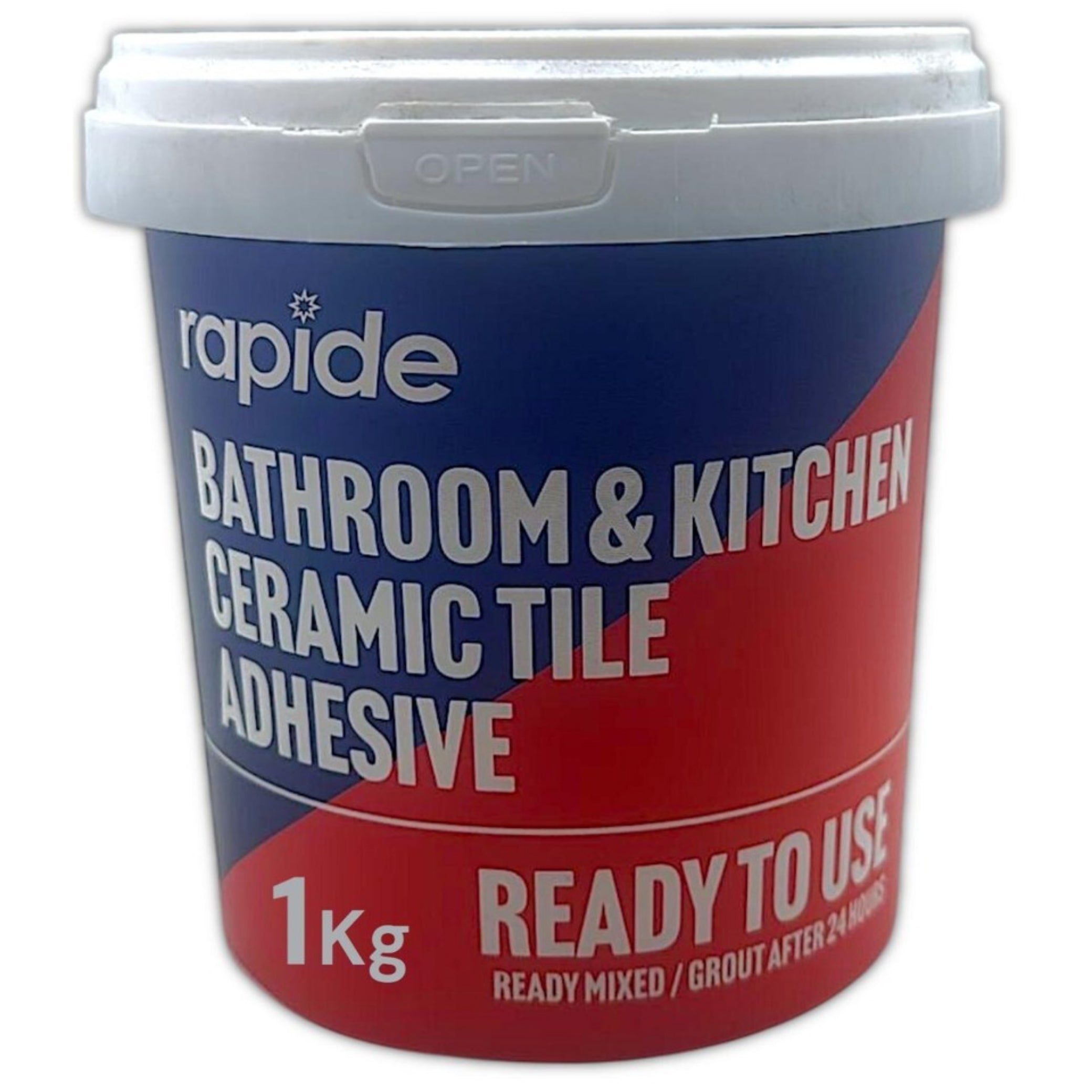 Beclen Harp 2x TILE ADHESIVE GROUT READY MIXED WHITE CERAMIC BATHROOM KITCHEN WATERPROOF 1KG / Ready Mix Mould / Water resistance