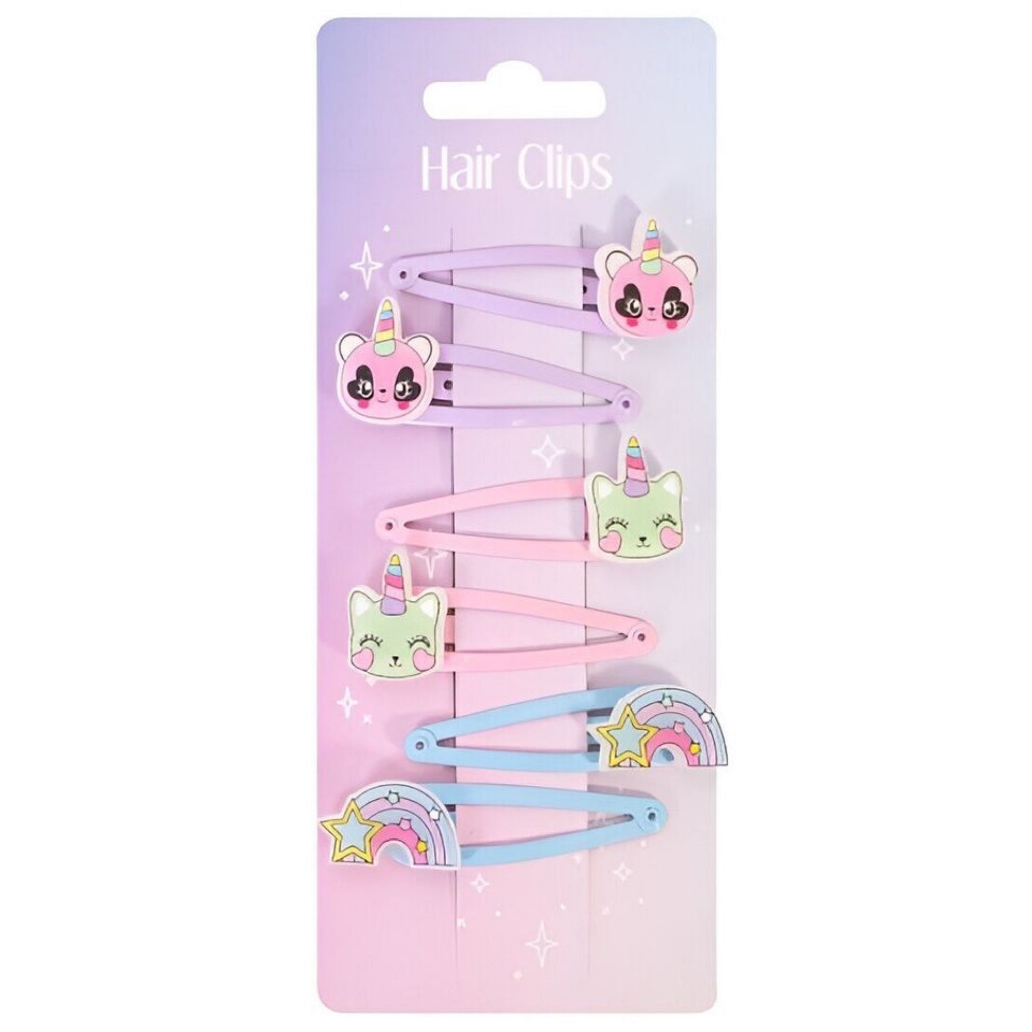 Beclen Harp 12 UNICORN Hair Clips Kids Party Bag Fillers Unicorn Girl Hairclips Hair Slides