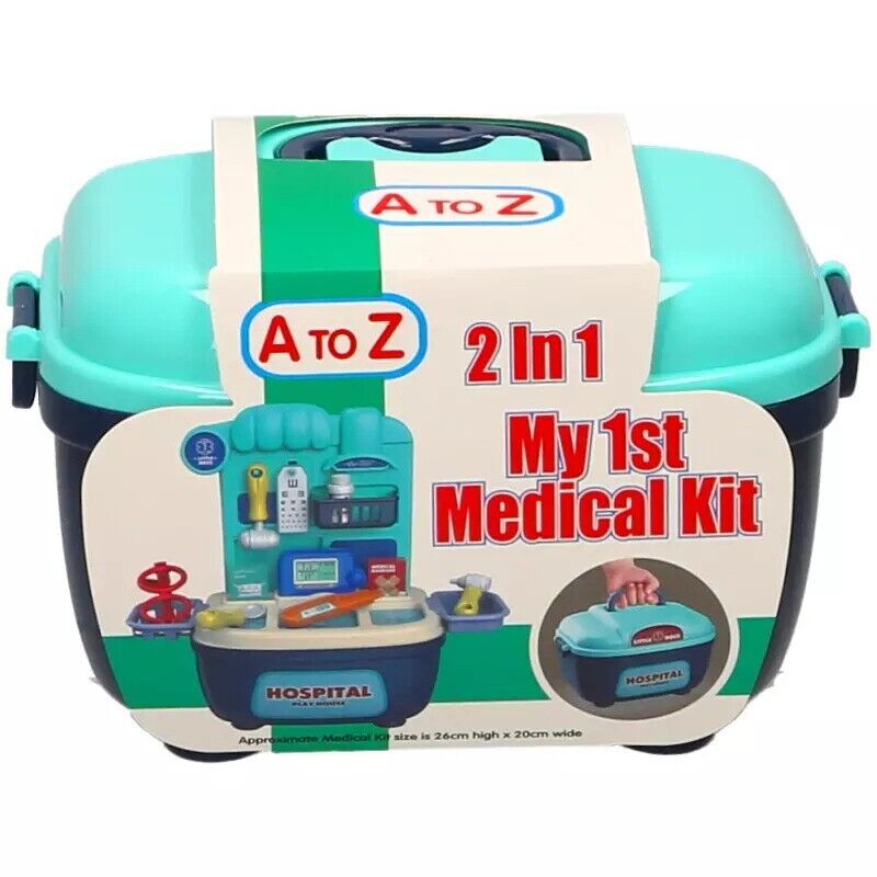 Beclen Harp 2x MY FIRST KITCHEN COOKING MEDICAL SET PRETEND PLAY COOKWARE PLAY LEARN KIDS