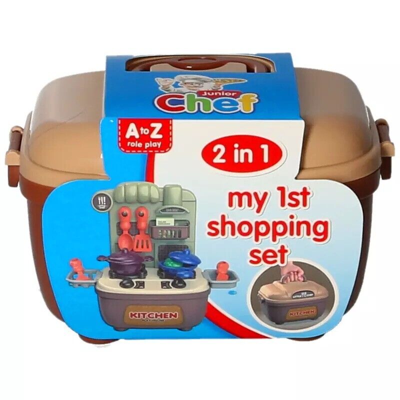 Beclen Harp 2x MY FIRST KITCHEN COOKING MEDICAL SET PRETEND PLAY COOKWARE PLAY LEARN KIDS