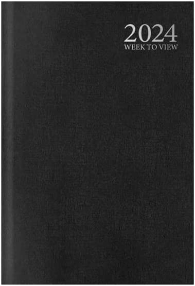 Beclen Harp 2024 Diary Pocket Size Week to View Diaries Full Year Journal Calendar Planner