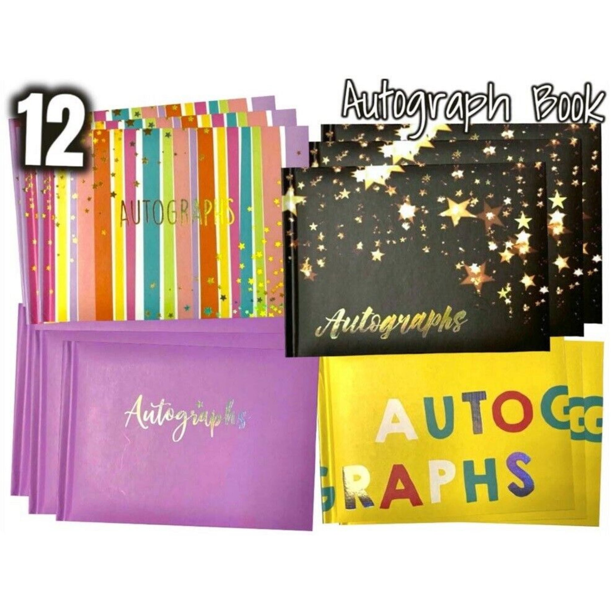 Beclen Harp 12 X AUTOGRAPH SIGNATURE LEAVERS BOOK - HARDBACK KIDS SCHOOL COLLEGE ADULT PLAIN