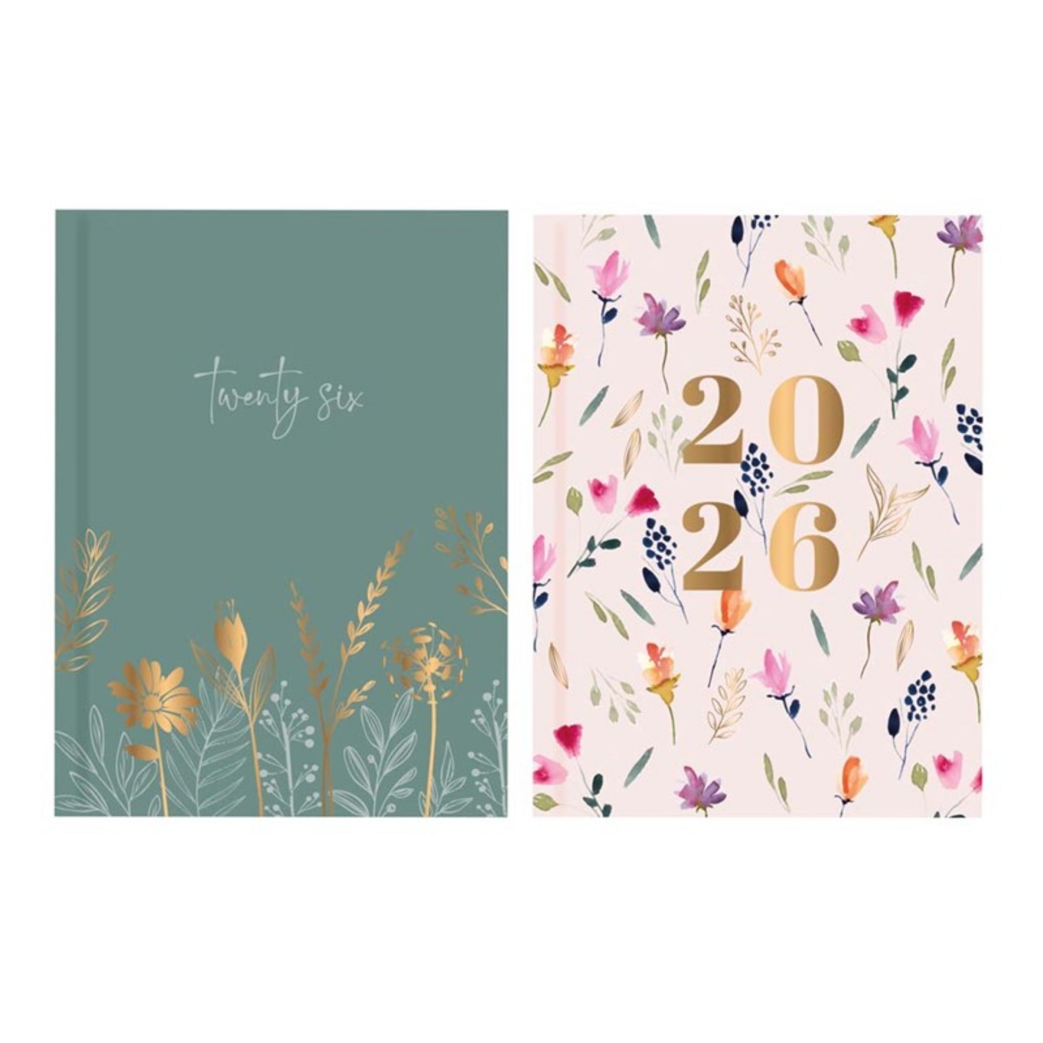 Beclen Harp 2025-26 Academic A5 Week to view hot selling Sprinkle Sahde / Green Hardback Mid-Year Office Home School Desktop Diary Desktop School Note Date Full Year - Xmas Easter gift