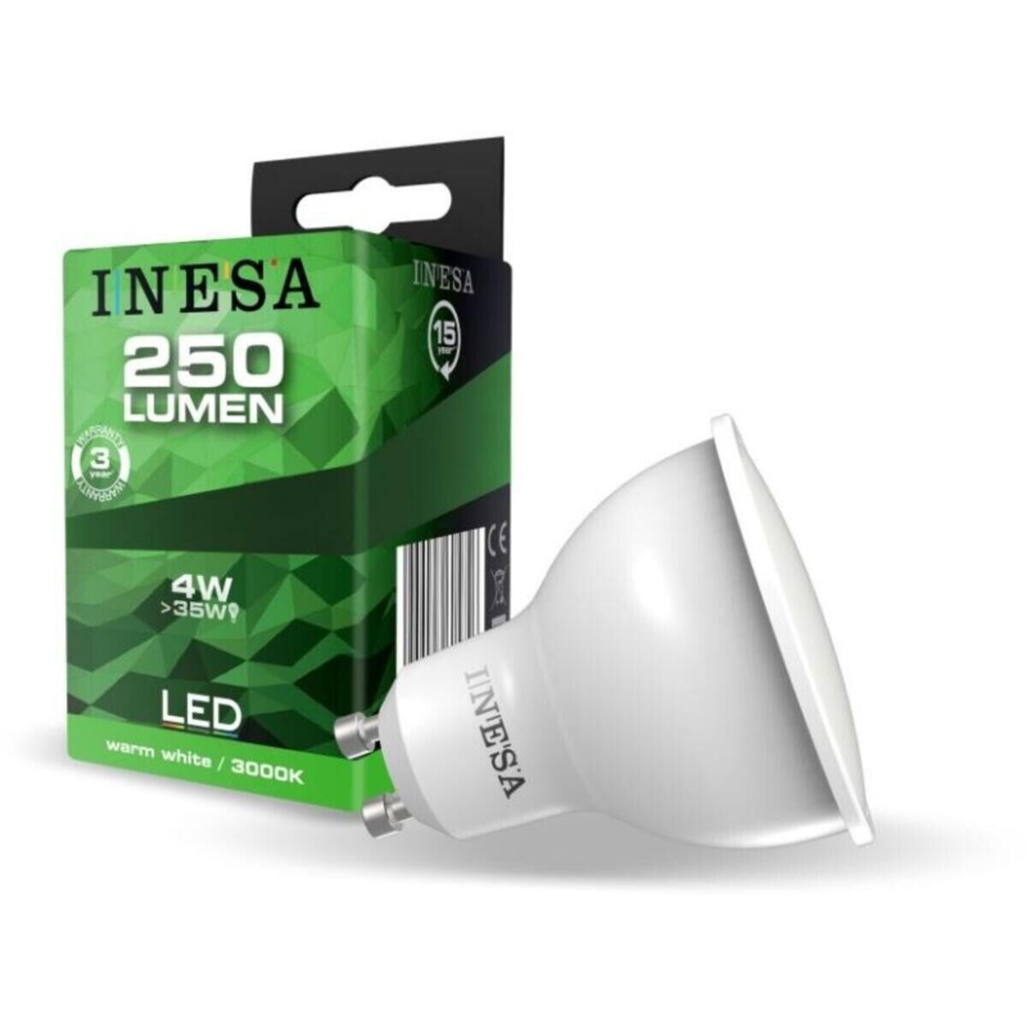 Beclen Harp 4Pack GU10 LED Bulbs Spot Light Lamps Warm White 250 Lumen Down Lights Dimmable