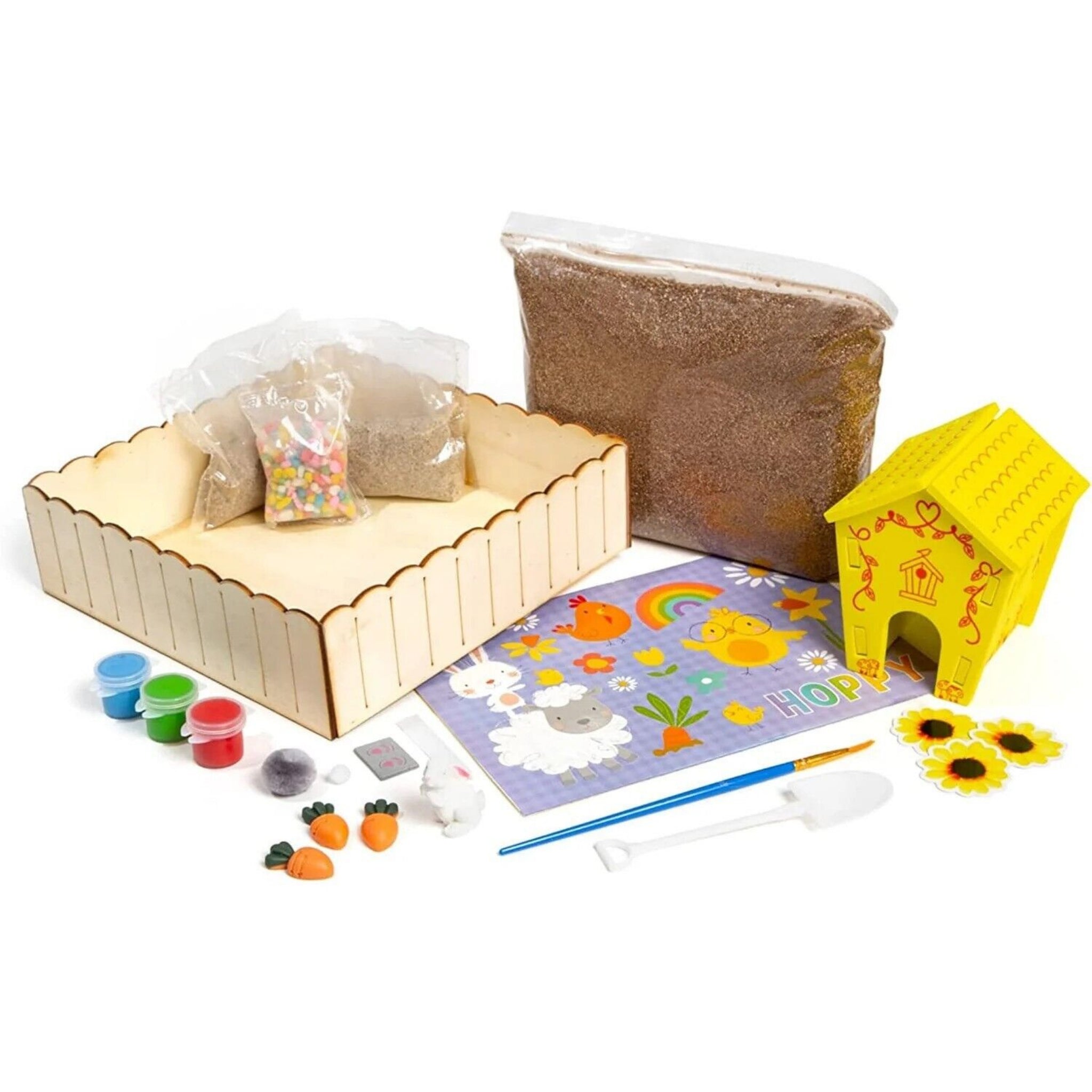 Beclen Harp Make Your Own Enchanted Bunny Garden Everything For Kids Easter Gift Garden Kit