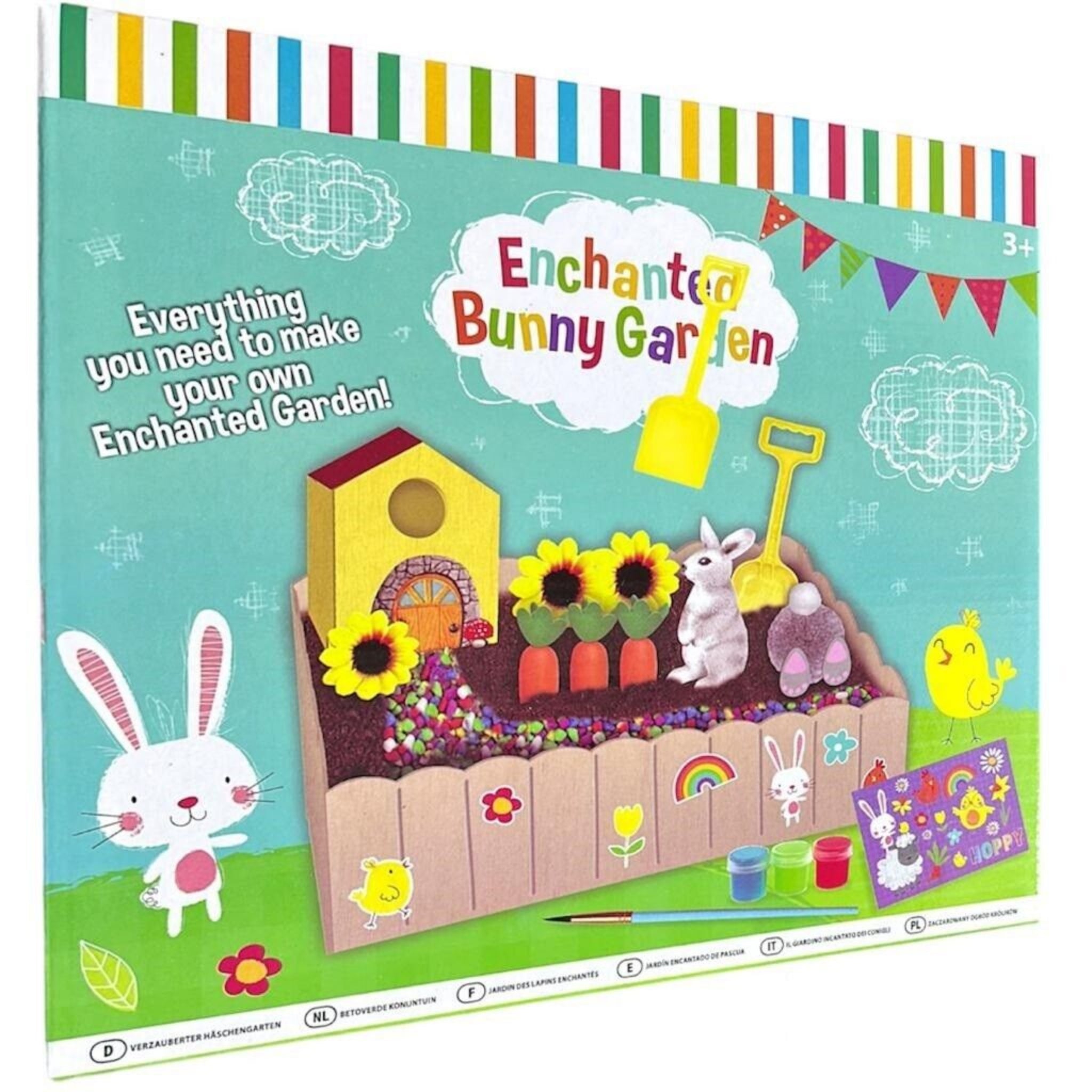 Beclen Harp Make Your Own Enchanted Bunny Garden Everything For Kids Easter Gift Garden Kit