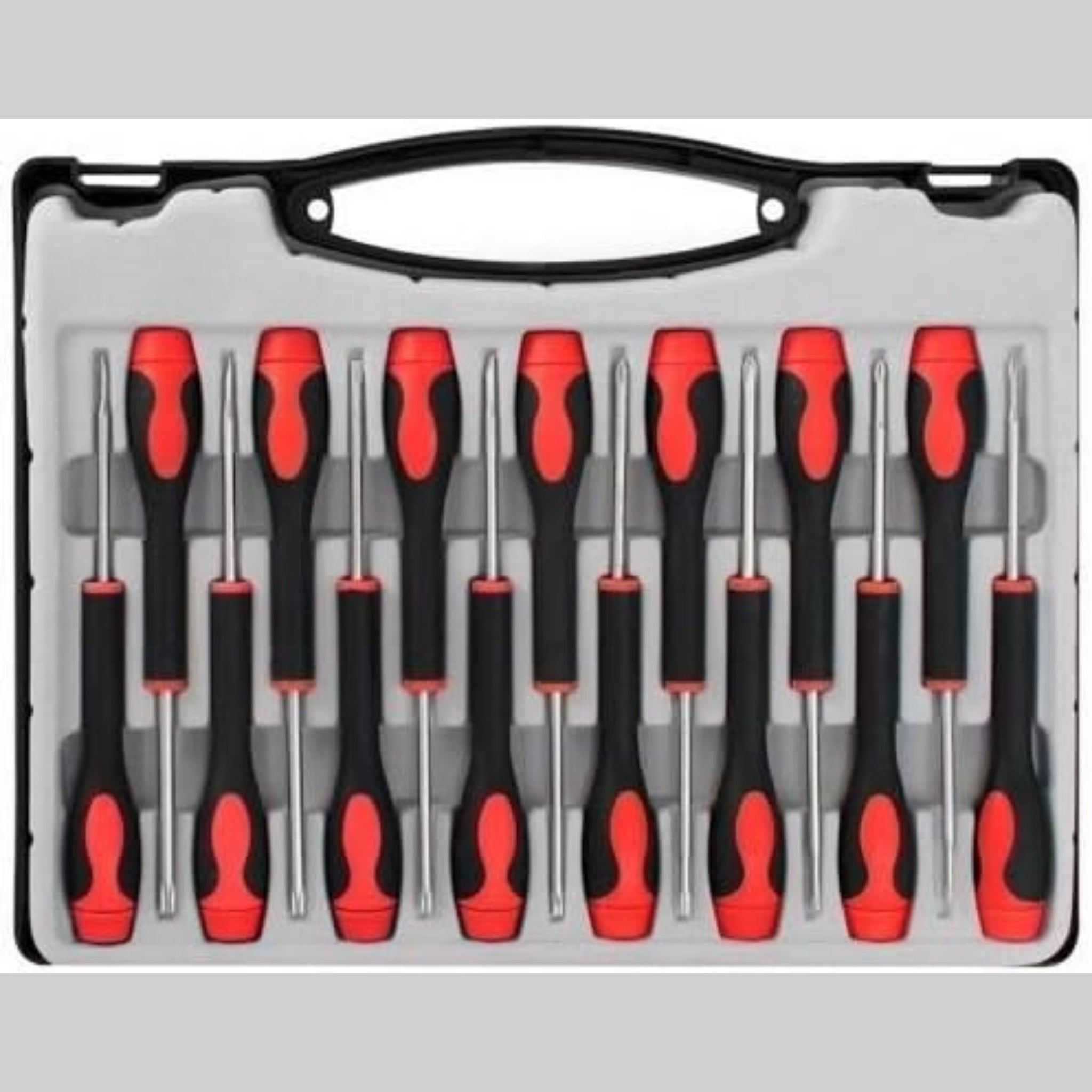 Beclen Harp 15 Pcs Telecommunication Precision Screwdriver Set Electrical Tool With Handle Kit Case