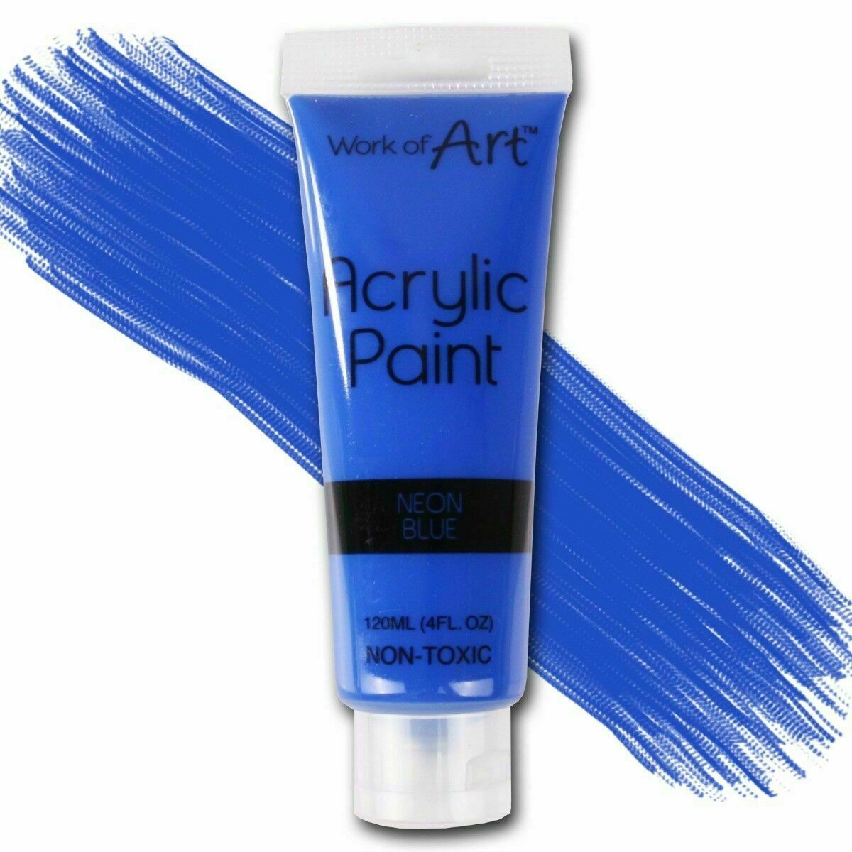 Beclen Harp New Acrylic Paints 6 Paint Tube Art Bright Colours Crafts Painting Painter 120ml