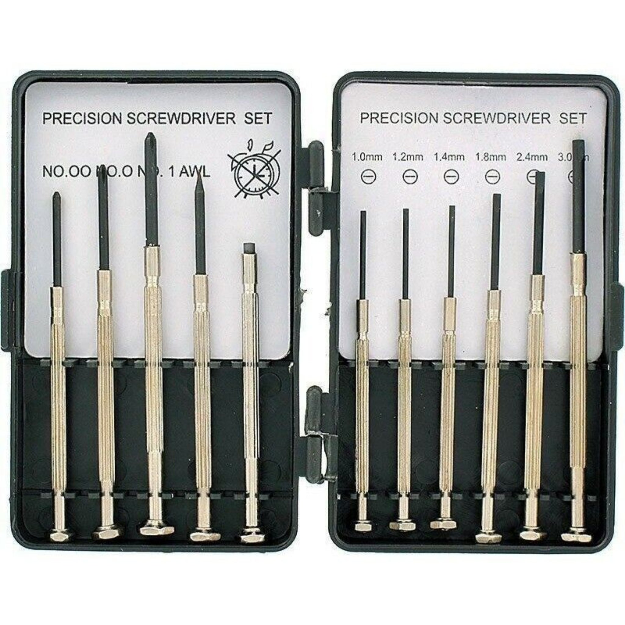 Beclen Harp 11pc Mini Screwdrivers Precision Set-Perfect Tool Kit To Repair/Fix Watch/Glasses/Jewellery/Phone/Laptop