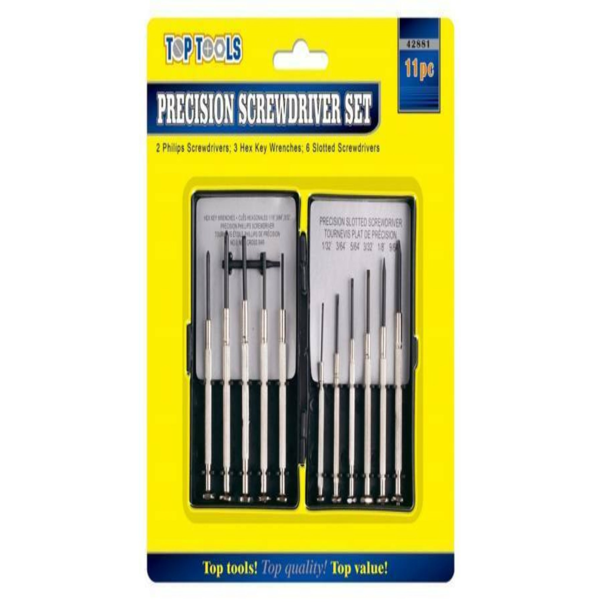 Beclen Harp 11pc Mini Screwdrivers Precision Set-Perfect Tool Kit To Repair/Fix Watch/Glasses/Jewellery/Phone/Laptop