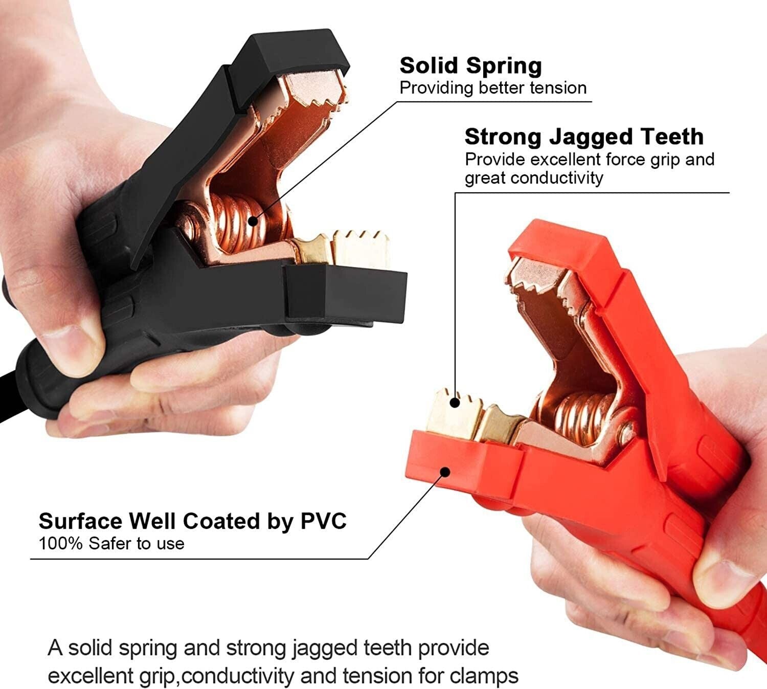 Beclen Harp 200AMP Heavy Duty Jump Lead Car/Van Battery Recover Starter Jumper Cable 2M