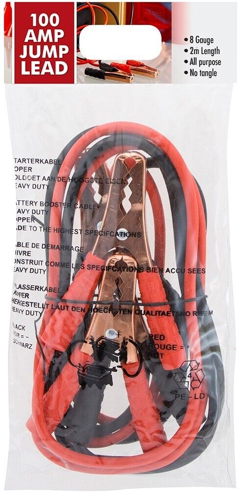 Beclen Harp 200AMP Heavy Duty Jump Lead Car/Van Battery Recover Starter Jumper Cable 2M