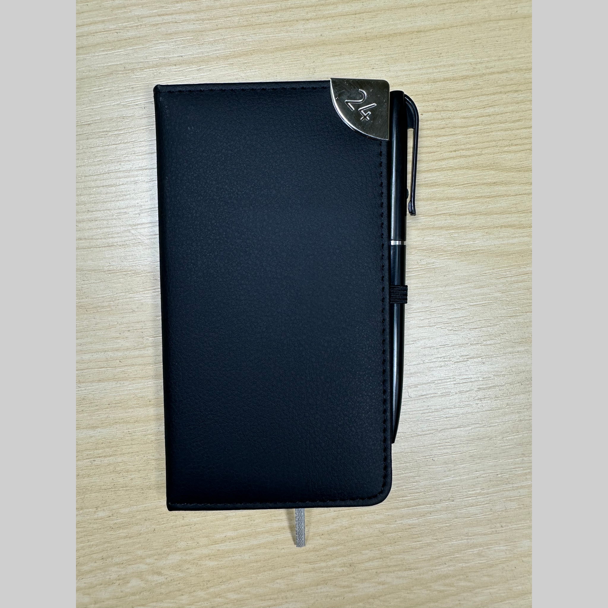 Beclen Harp 2024 Week To View/WTV Executive Diary With Leather Cover And Pen