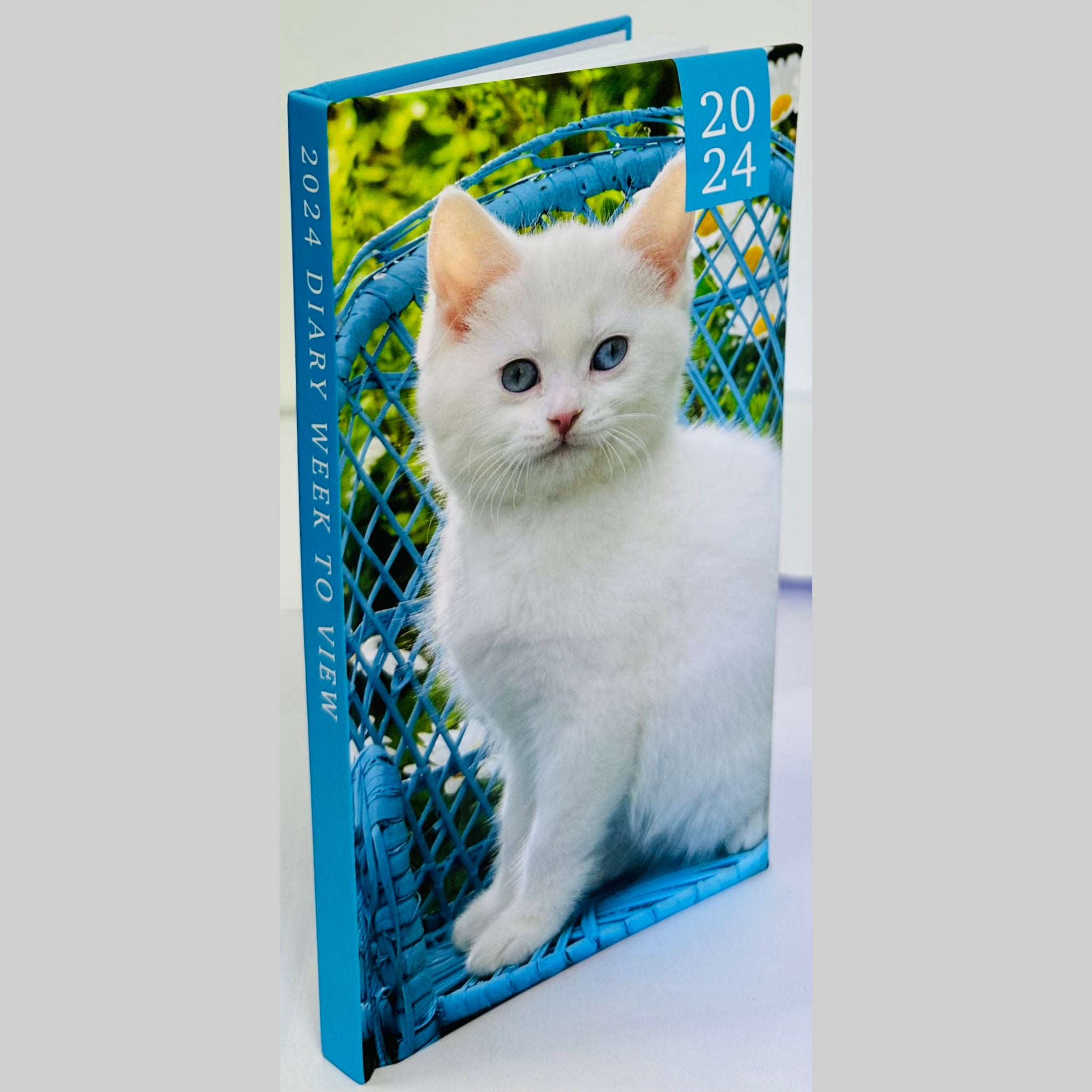 Beclen Harp 2024 Week To View/WTV Luxury Personalized Cute Pet/Kitten/Puppy Print Diary