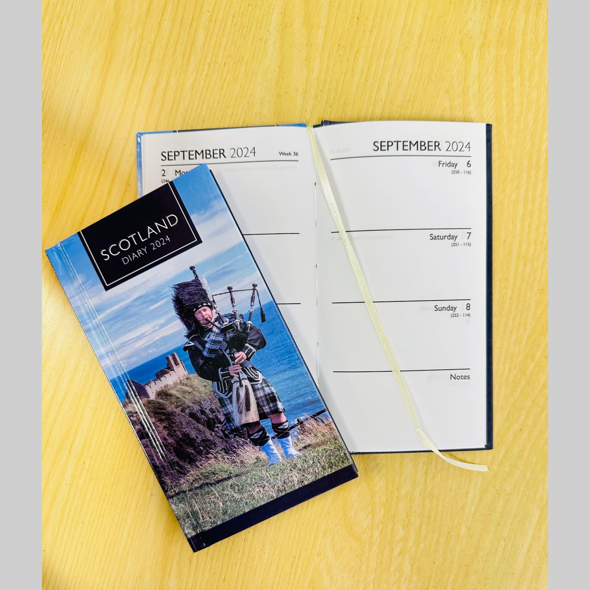 Beclen Harp 2026 Slim Week To View/WTV Luxury Personalized Scotland Executive Diary Office School Diary