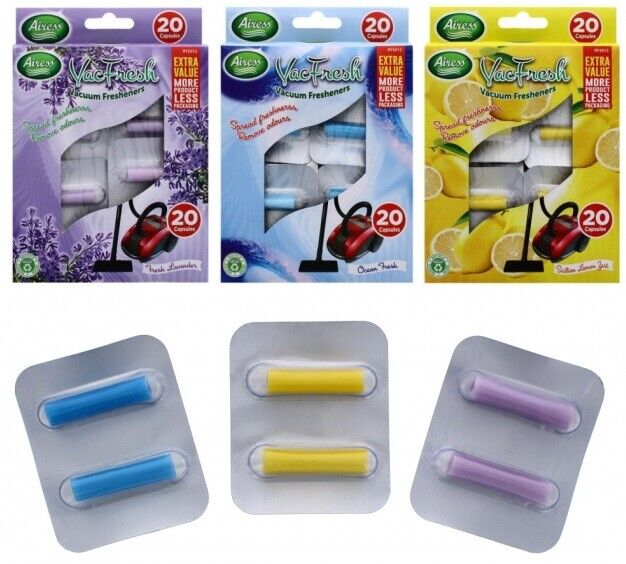 Beclen Harp 20pk Airess Vac Fresh Vacuum/Vac/Hoover Dust Cleaner Scented Air Freshner-Perfect House Warming Gift