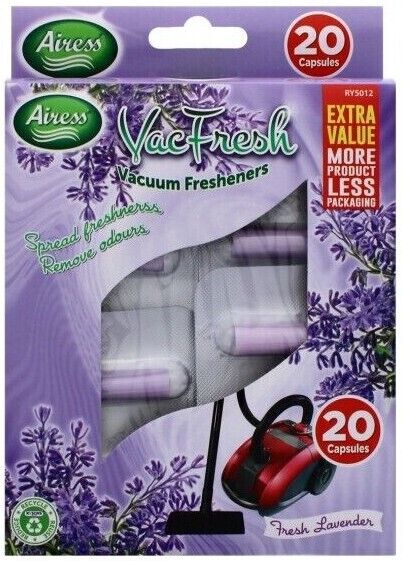 Beclen Harp 20pk Airess Vac Fresh Vacuum/Vac/Hoover Dust Cleaner Scented Air Freshner-Perfect House Warming Gift