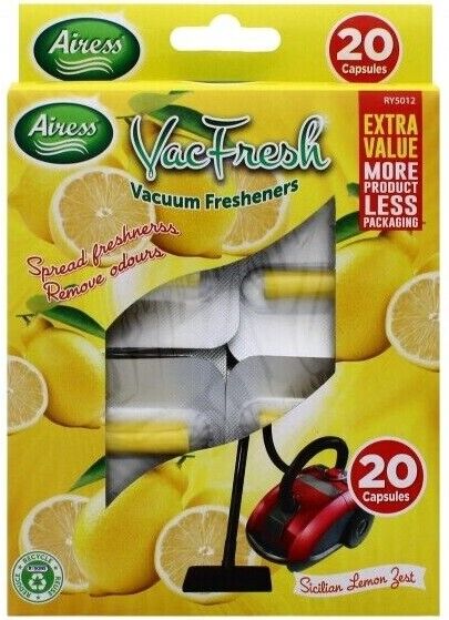 Beclen Harp 20pk Airess Vac Fresh Vacuum/Vac/Hoover Dust Cleaner Scented Air Freshner-Perfect House Warming Gift