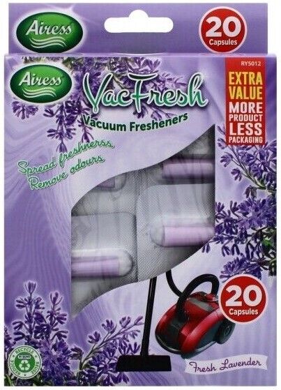 Beclen Harp 20pk Airess Vac Fresh Vacuum/Vac/Hoover Dust Cleaner Scented Air Freshner-Perfect House Warming Gift