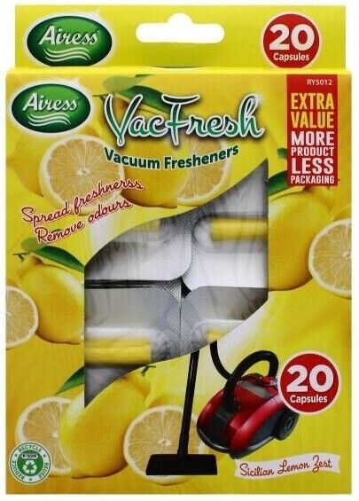 Beclen Harp 20pk Airess Vac Fresh Vacuum/Vac/Hoover Dust Cleaner Scented Air Freshner-Perfect House Warming Gift
