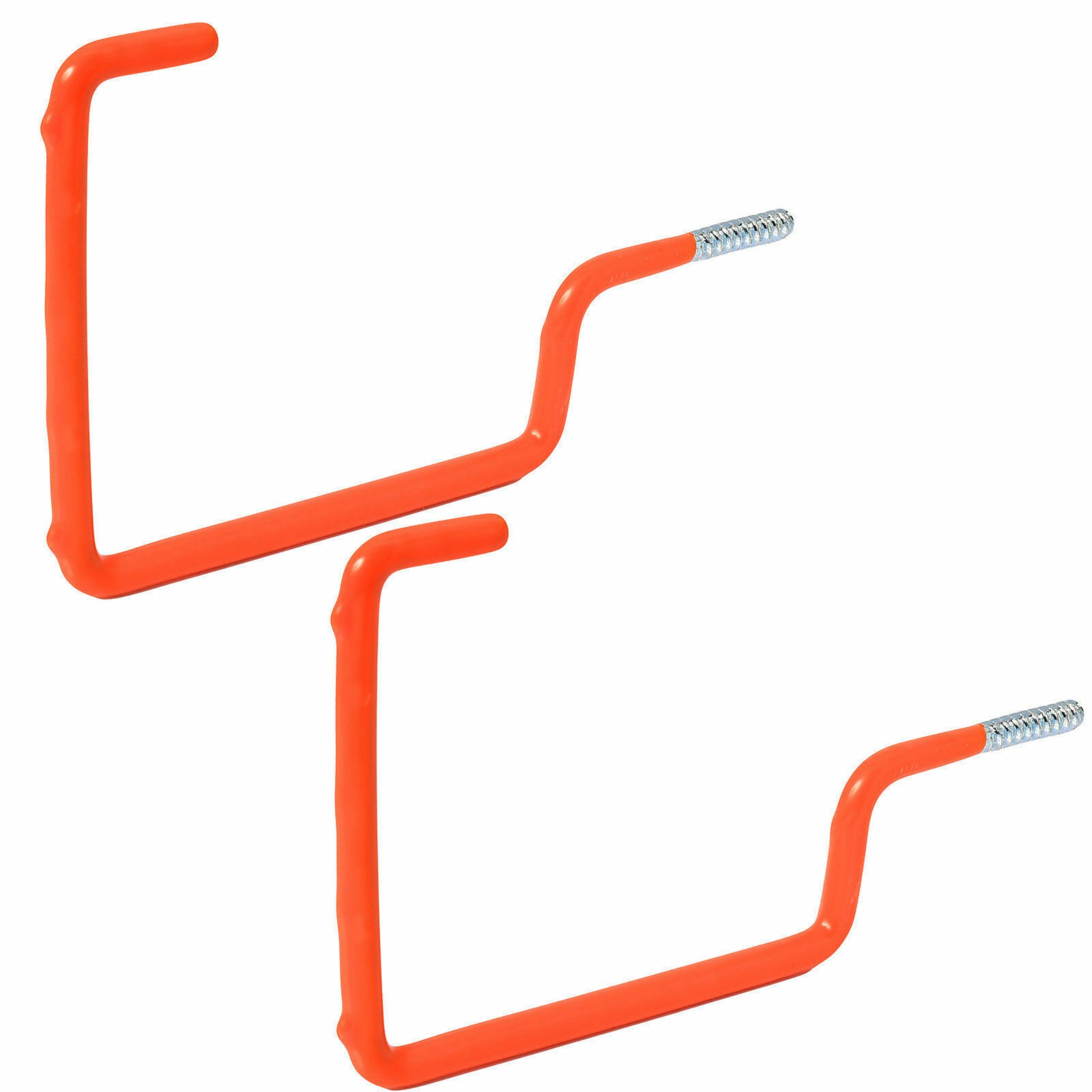 Beclen Harp 2pc Screw-In Tool Anti Slip Hanging Wall Mounted Ladder Hooks-Perfect Tool Holder For Garage/Shed/Workshop