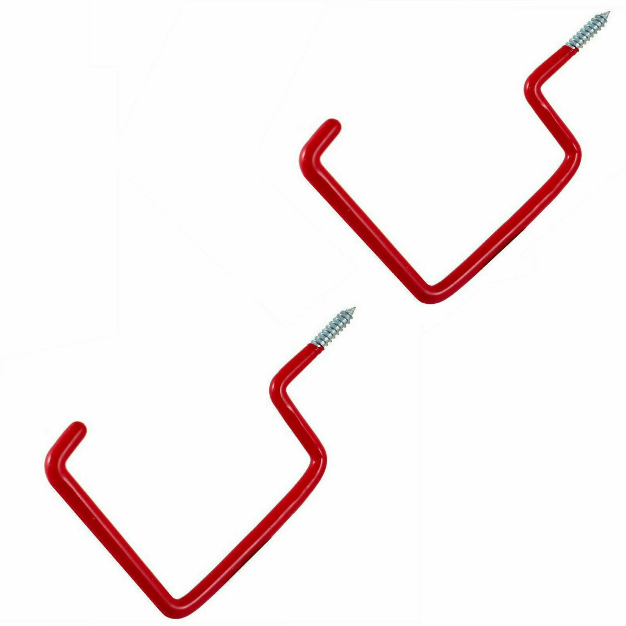 Beclen Harp 2pc Screw-In Tool Anti Slip Hanging Wall Mounted Ladder Hooks-Perfect Tool Holder For Garage/Shed/Workshop