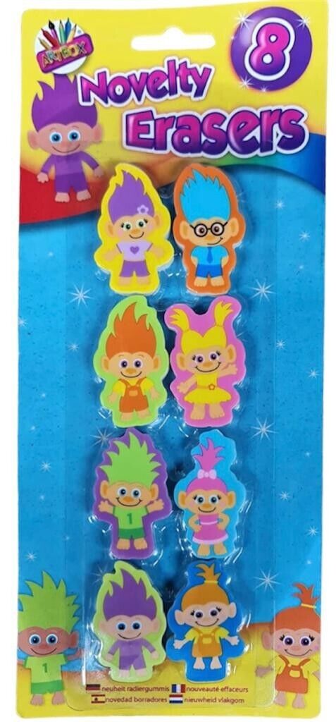Beclen Harp 26 x NOVELTY ERASERS Kids Rubbers Party Favor Loot Gift Bag Reward Fillers