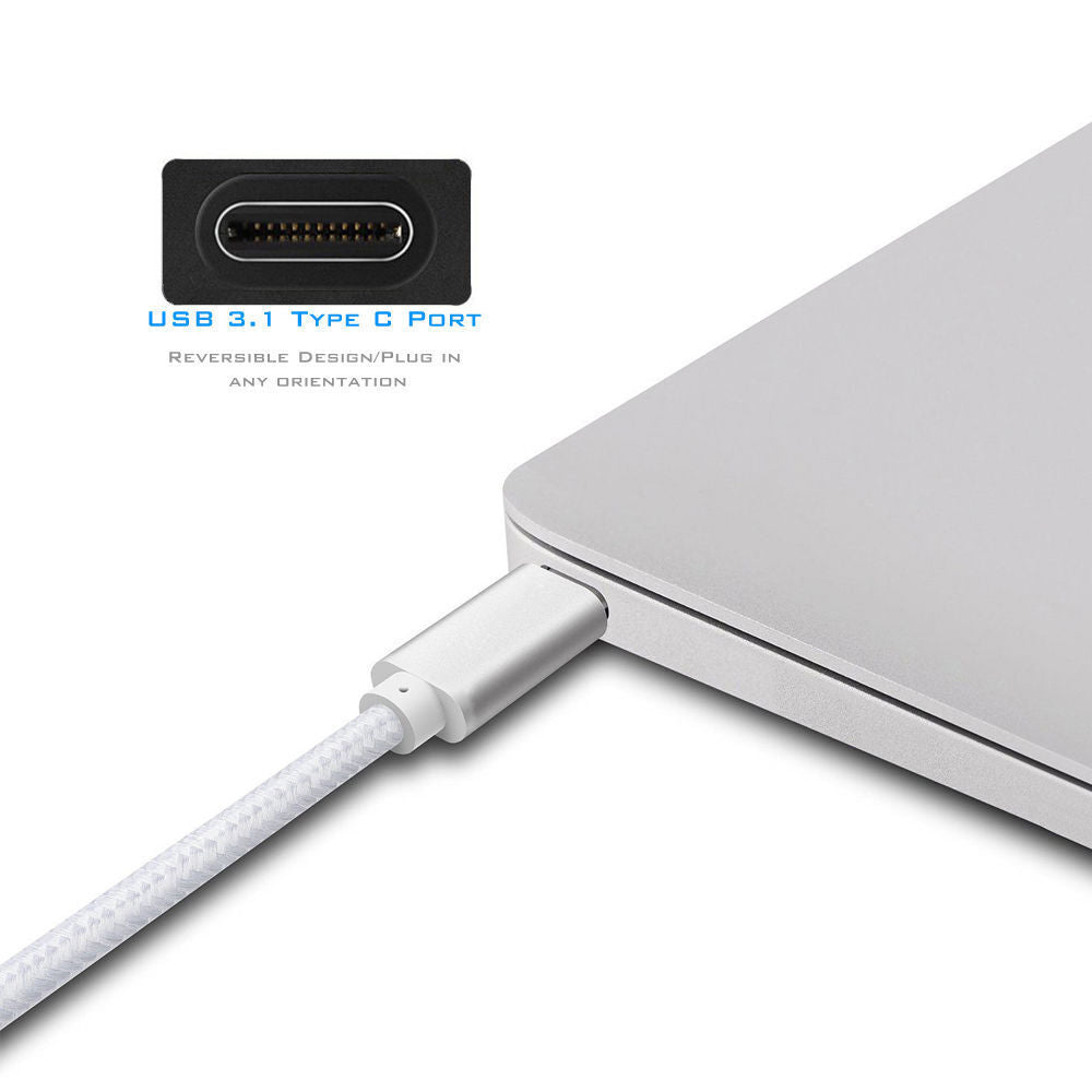 Beclen Harp Fast USB Type C Charger Cable For C-Type Devices Including Samsung/SONY/S8 Edge