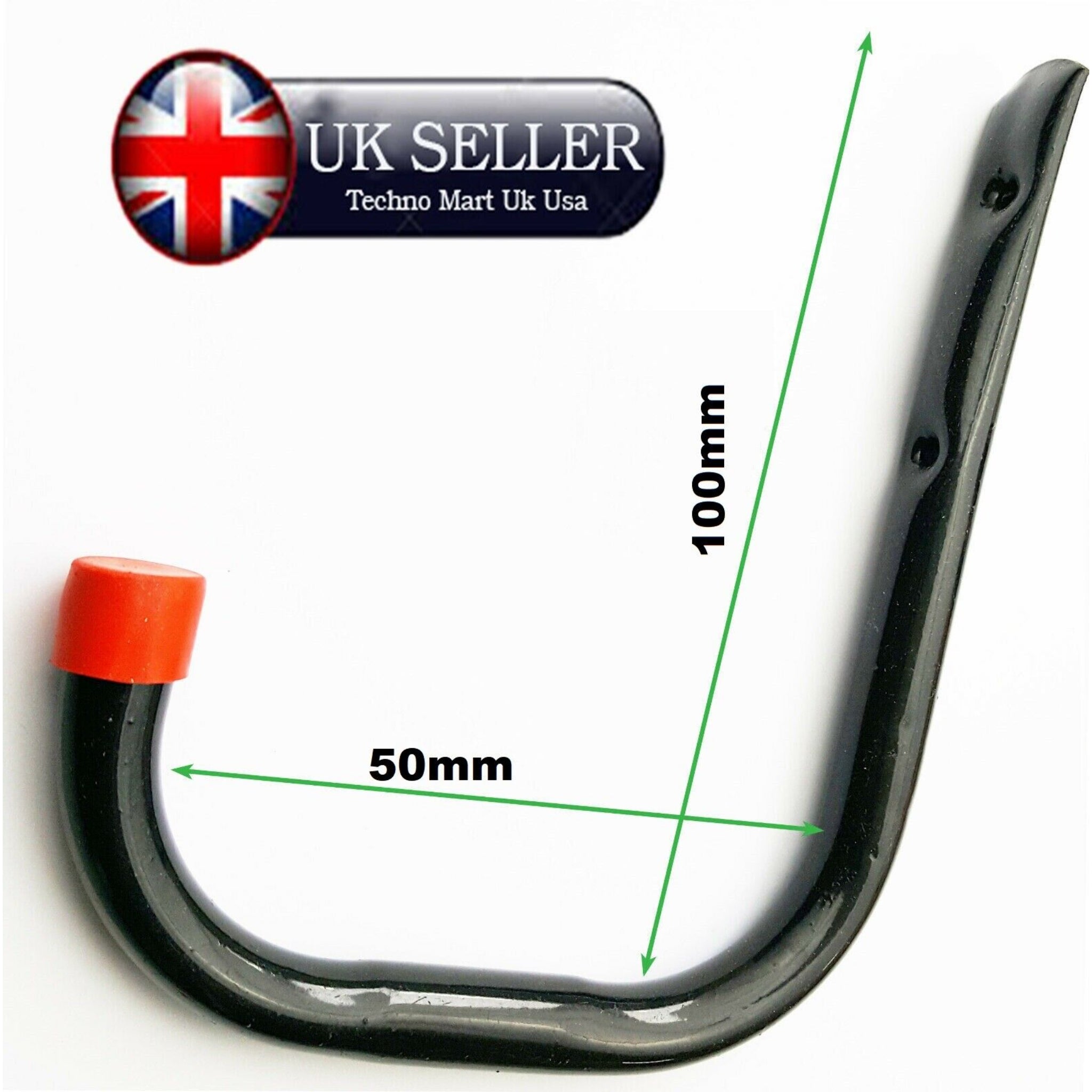Beclen Harp 2pc General Purpose Hooks Set-Perfect Multi Utility Hooks For Bicycles Storage And Hanging Hoses/Tools/Wood