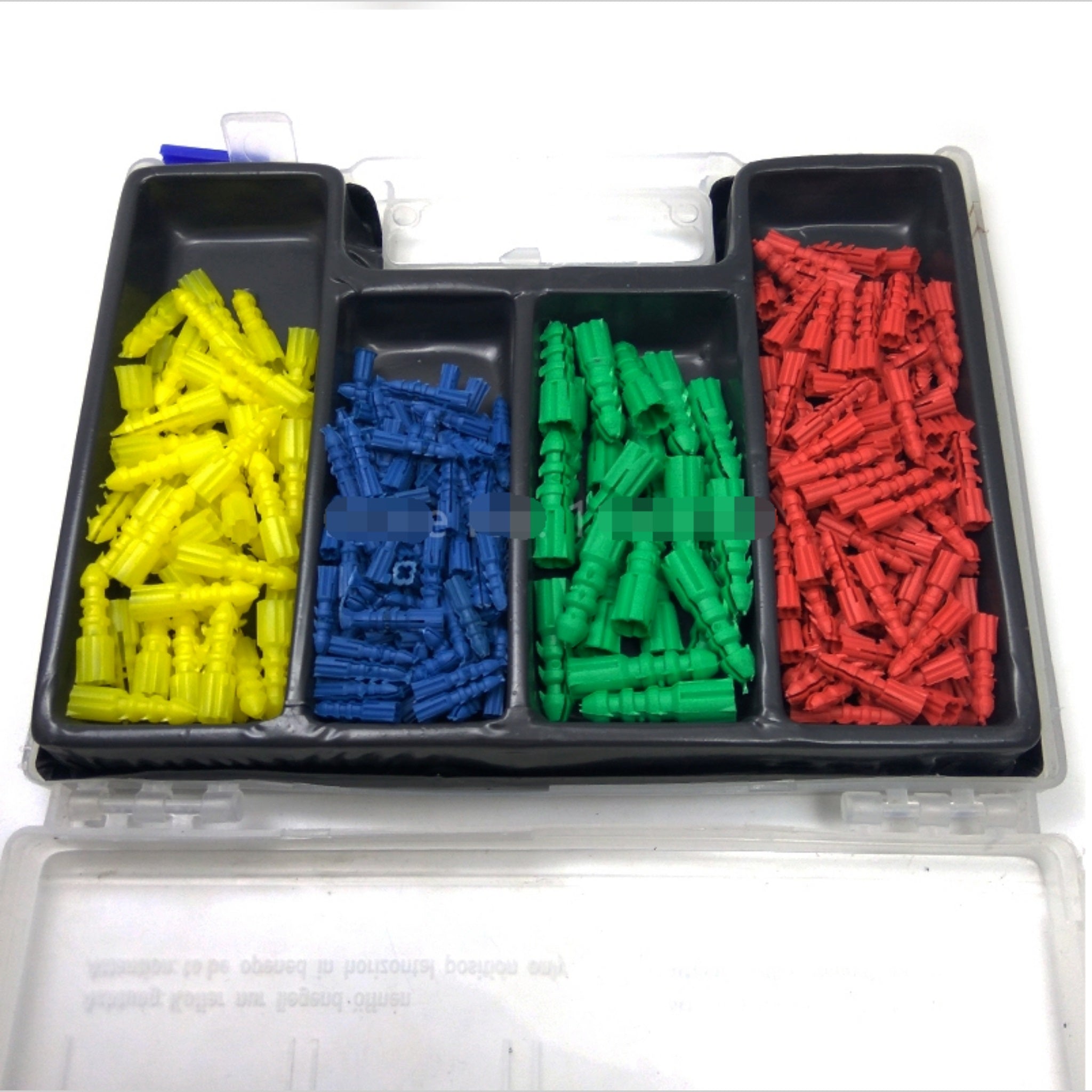 Beclen Harp Heavy Duty Drill Bits Masonry Wood Metal Material & Wall Plug Set 300 Pieces Multi-surface Bit Set With Box