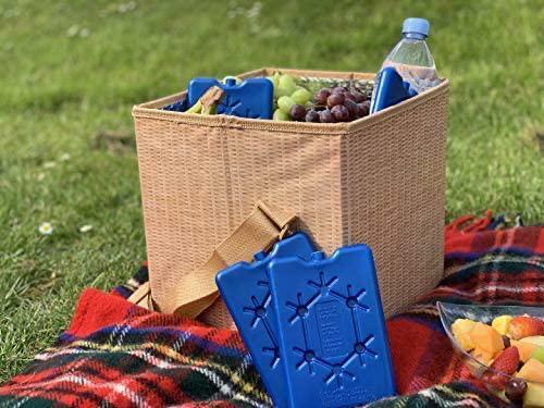 Beclen Harp 3x Large Reusable Ice Pack Cool Box/Bag Freezer Block For Travelling/Camping/Picnic/Lunch Box Cooler