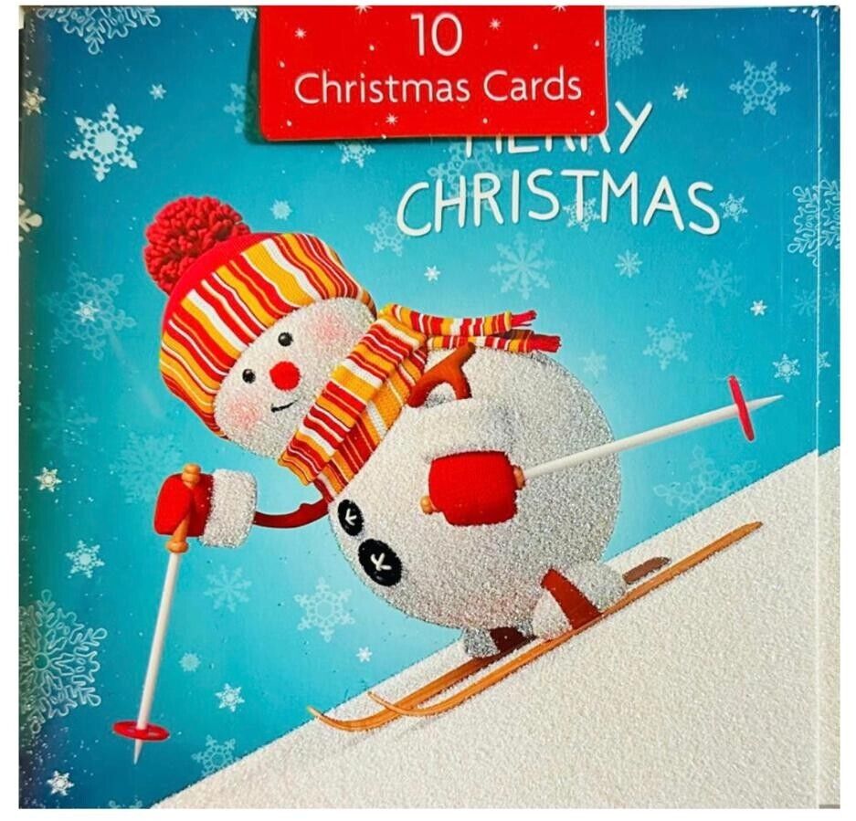 Beclen Harp 46 Pcs Christmas/Xmas Decoration Bundle Including Money Wallets/Cards/Santa Train/Christmas Stickers/ELF/Tinsel Glasses/Headband-Perfect Christmas/Xmas Gift