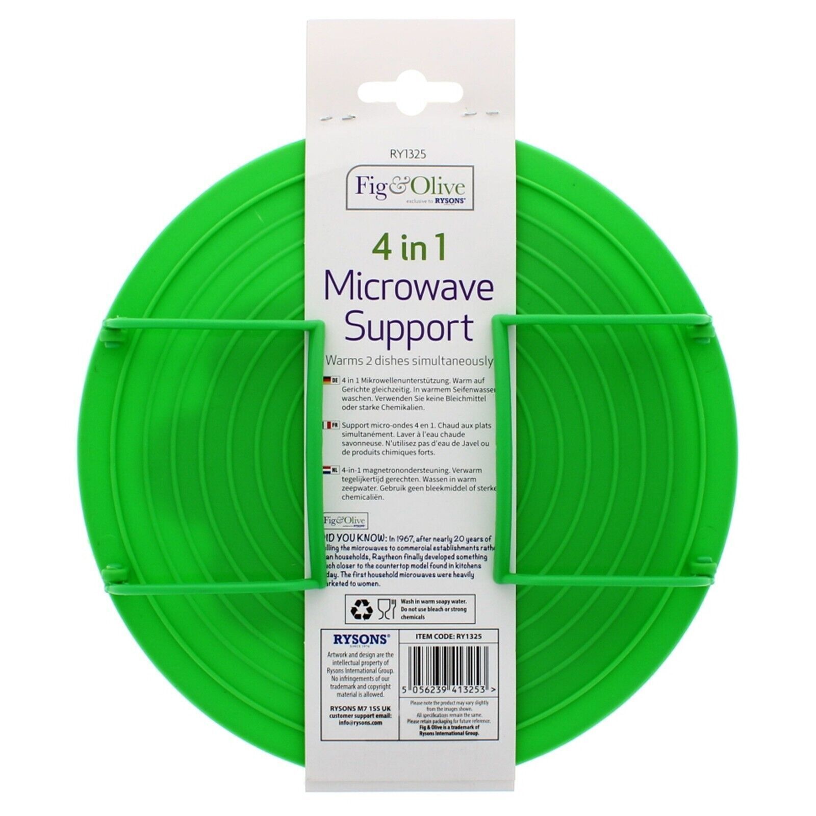 Beclen Harp 4 In 1 Microwave Support Food/Dish/Plate Stand Stacker Tray Heat Warmer