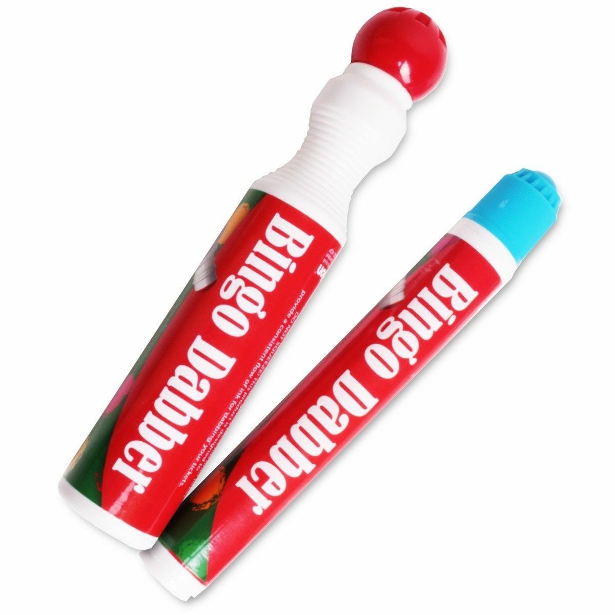 Beclen Harp Mixed Colour Bingo Dabbers Marker Pens - Non Drip + 600 Jumbo Bingo Tickets Book