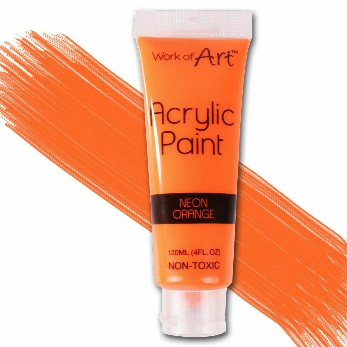 Beclen Harp New Acrylic Paints 6 Paint Tube Art Bright Colours Crafts Painting Painter 120ml