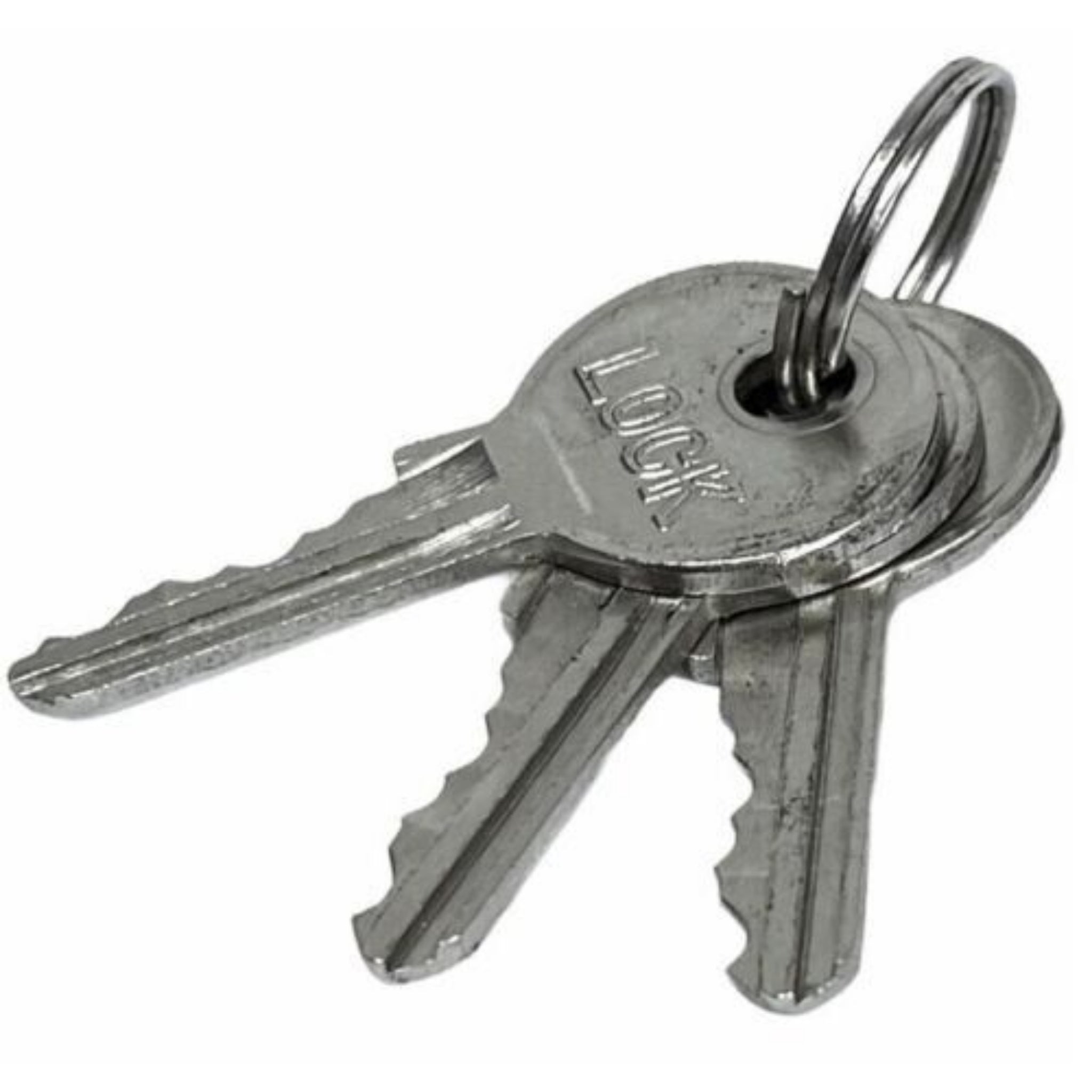 Beclen Harp Heavy Duty Long Shackle 65mm Chrome Big Steel High Garden Garage Security Padlock & 3 Keys