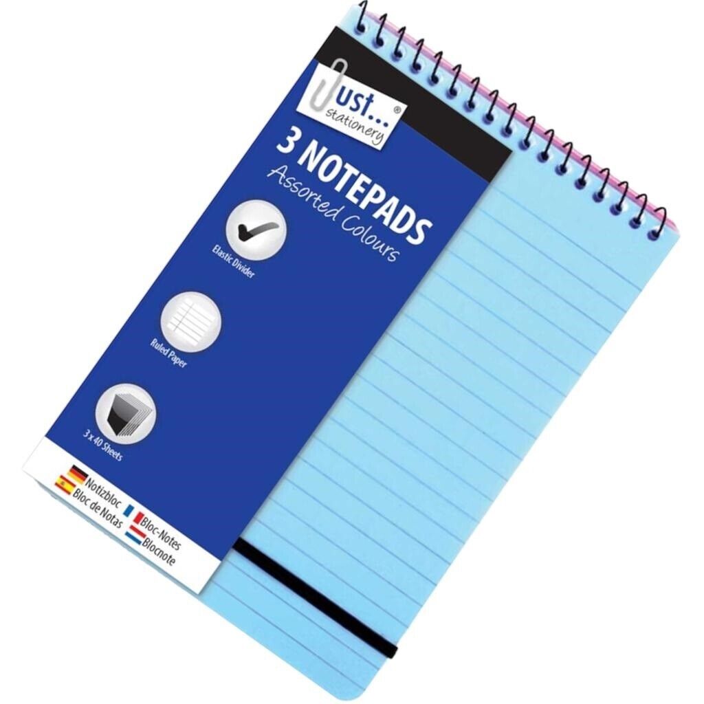 Beclen Harp 6 Neon Plastic Cover 100x150mm Note Pads/Notebooks With Elastic Strap Spiral Bound-Perfect