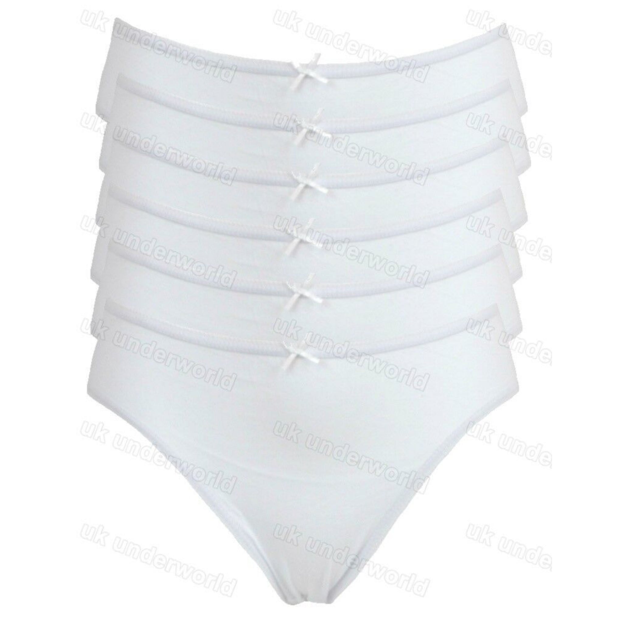 Beclen Harp 6 Pair Women/Ladies Cotton Plain And Floral Briefs Bikini Knickers Pants Underwears For Adults-Perfect Christmas/Xmas Gift