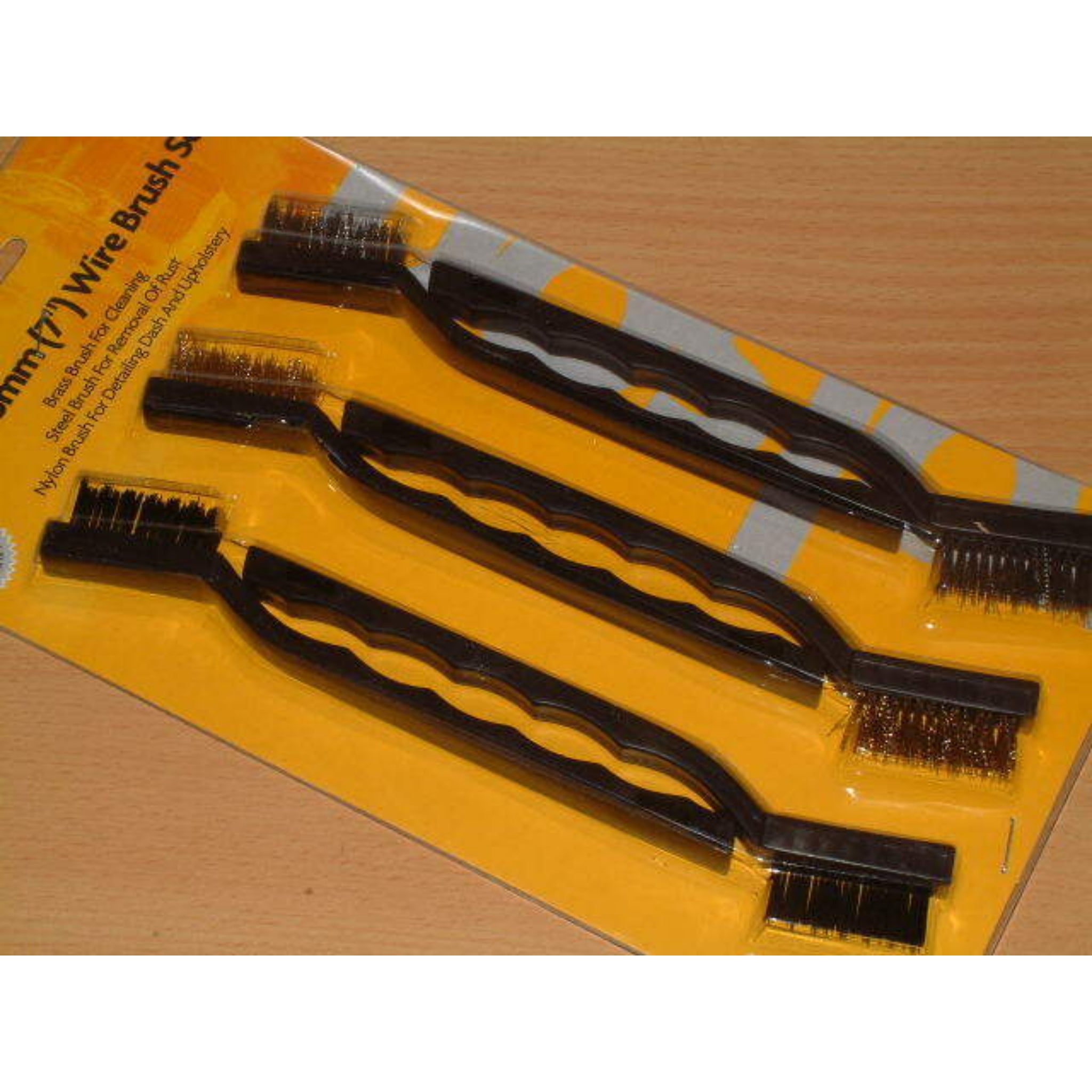 Beclen Harp 6pc Mini Stainless Steel/Nylon/Brass Wire Bristle Rush Removal Brush Set-Perfect Cleaning Tool SM