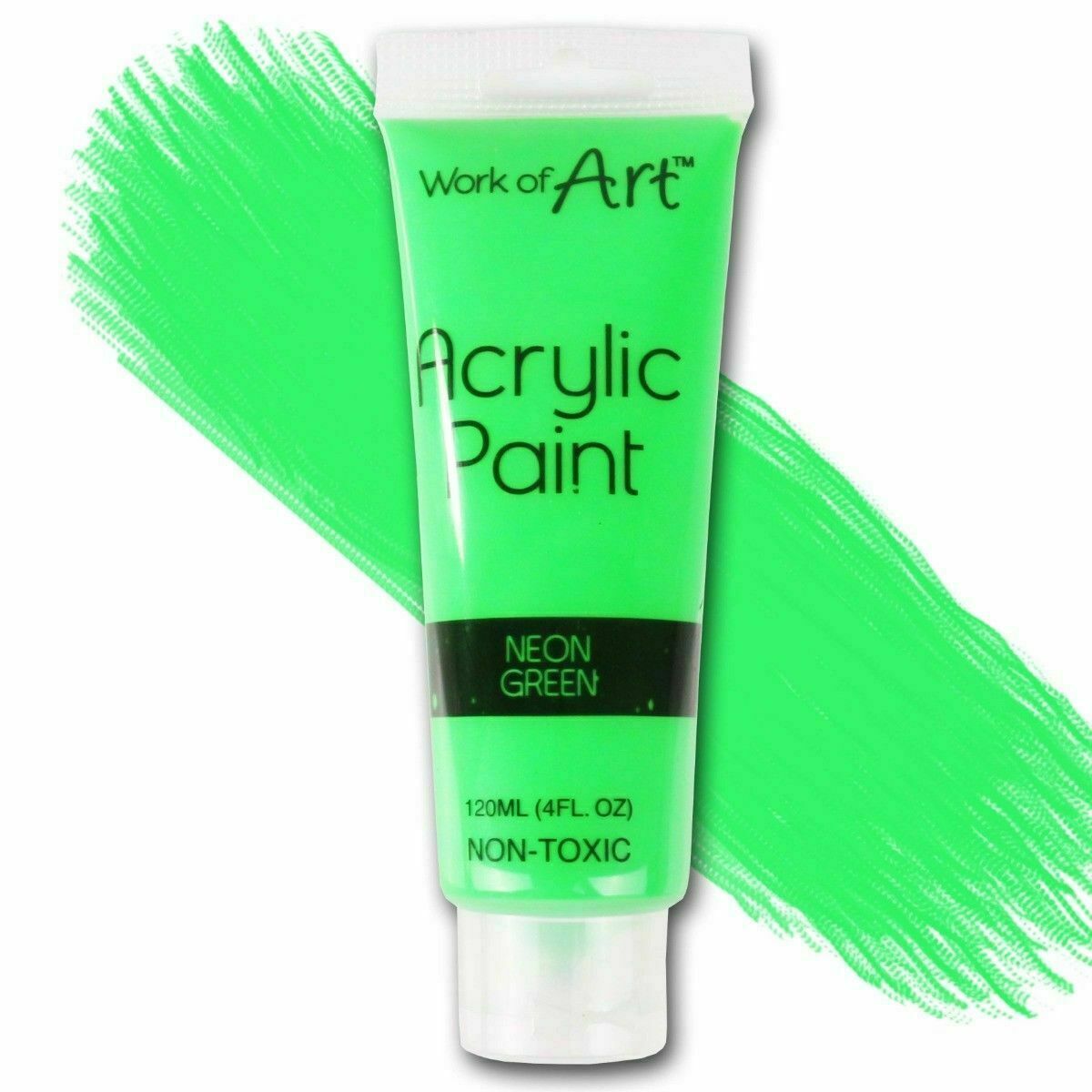 Beclen Harp New Acrylic Paints 6 Paint Tube Art Bright Colours Crafts Painting Painter 120ml