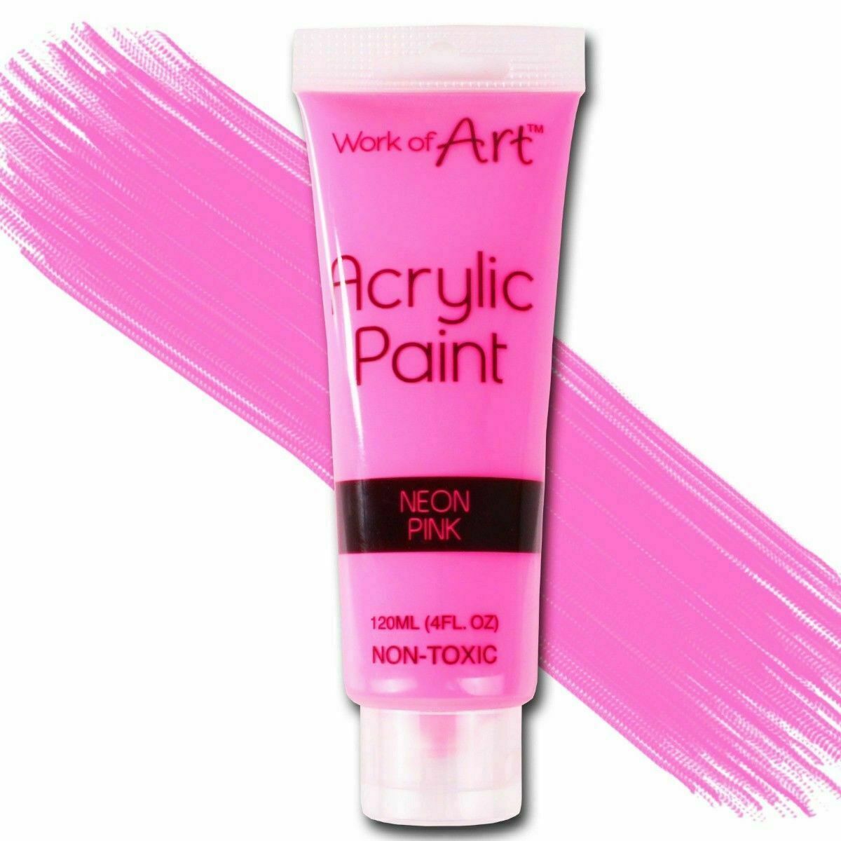 Beclen Harp New Acrylic Paints 6 Paint Tube Art Bright Colours Crafts Painting Painter 120ml