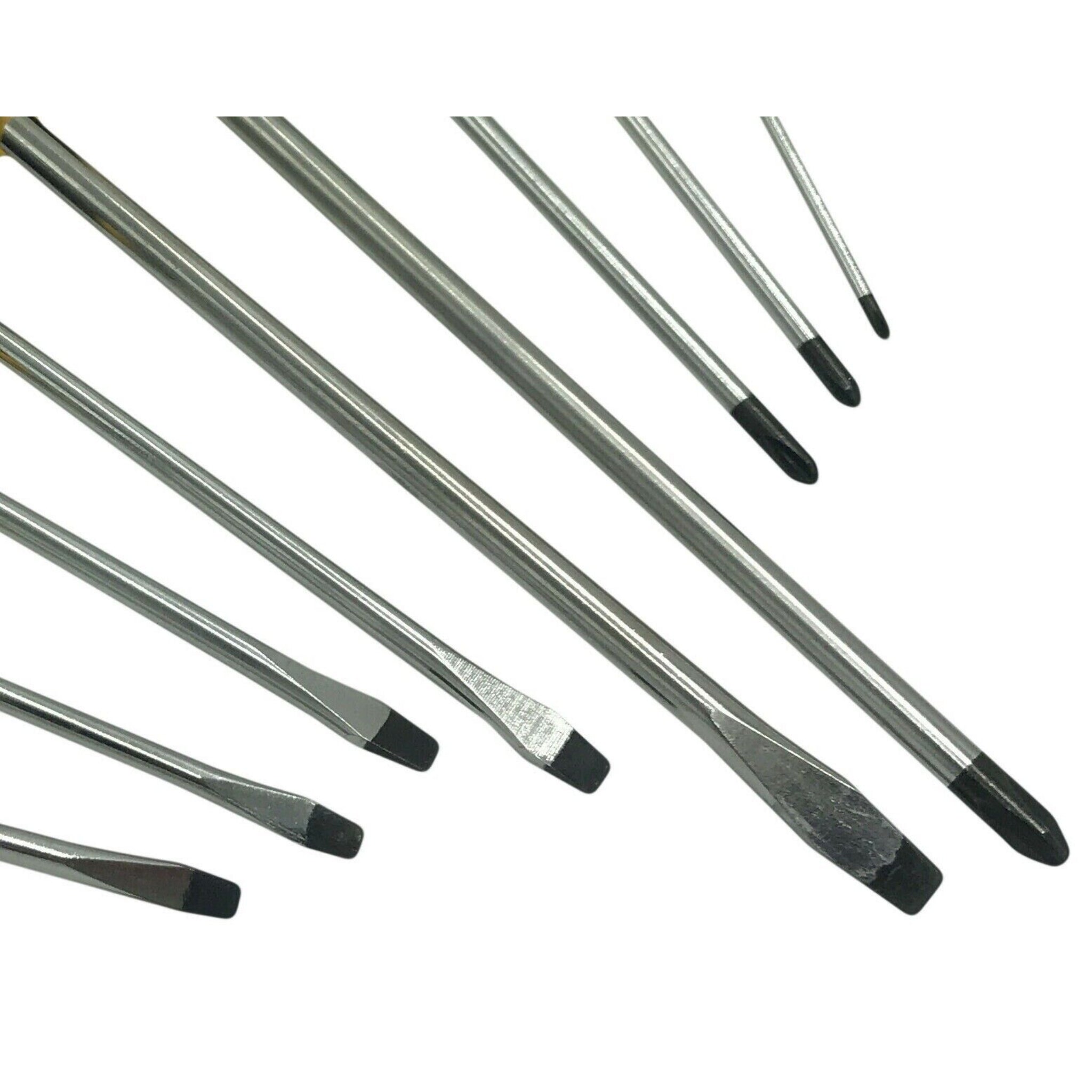 Beclen Harp 9pc Precision Magnetic Insulated Tips Screwdrivers Tool Set With Soft Grip Handles