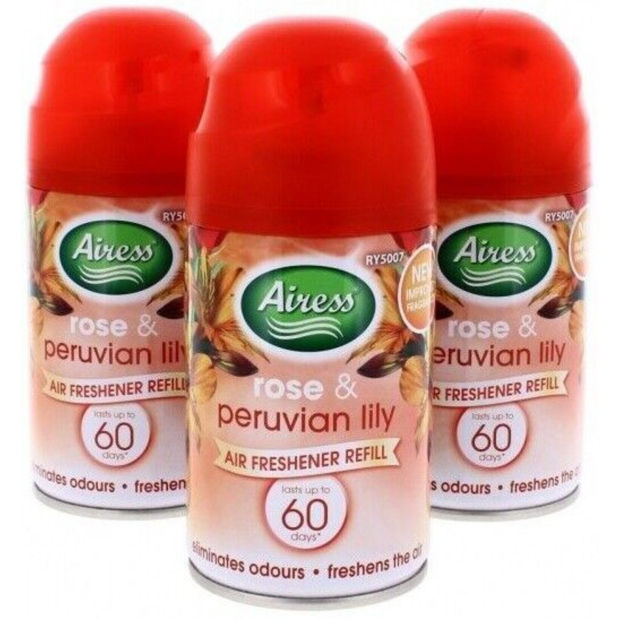 Beclen Harp 3/6 Pack Airess 250ML Automatic Spray Refills Air Freshner/Select Scents