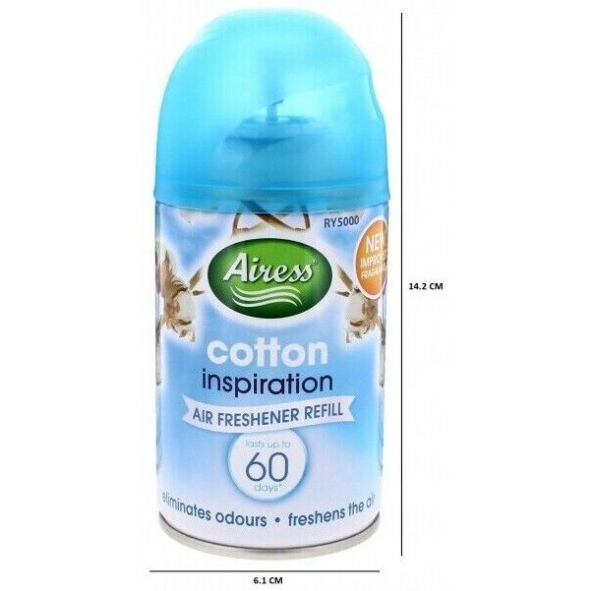 Beclen Harp 3/6 Pack Airess 250ML Automatic Spray Refills Air Freshner/Select Scents