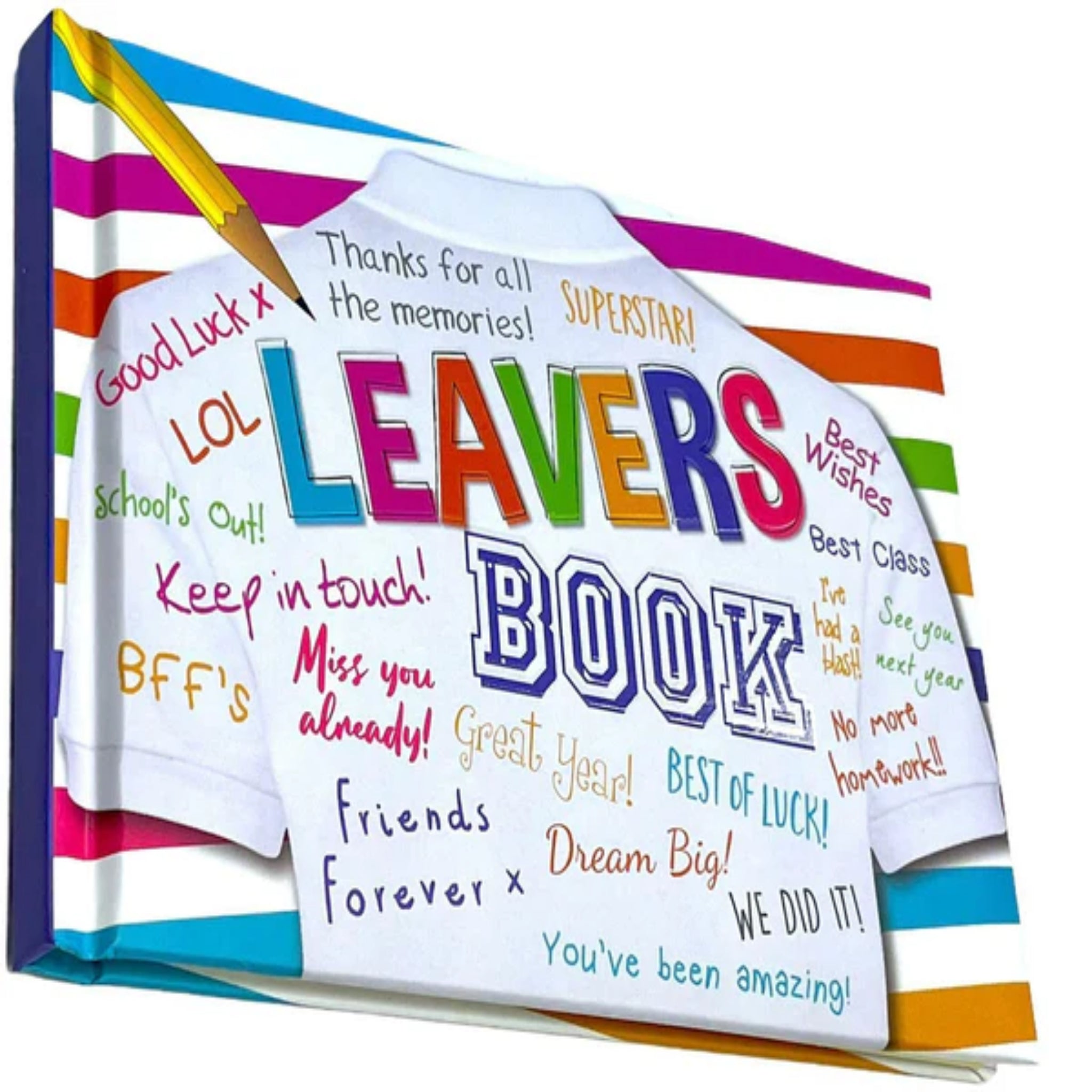 Beclen Harp 12 Pack Leavers Book School College Autograph Book Hard Backed Padded Cover Bulk