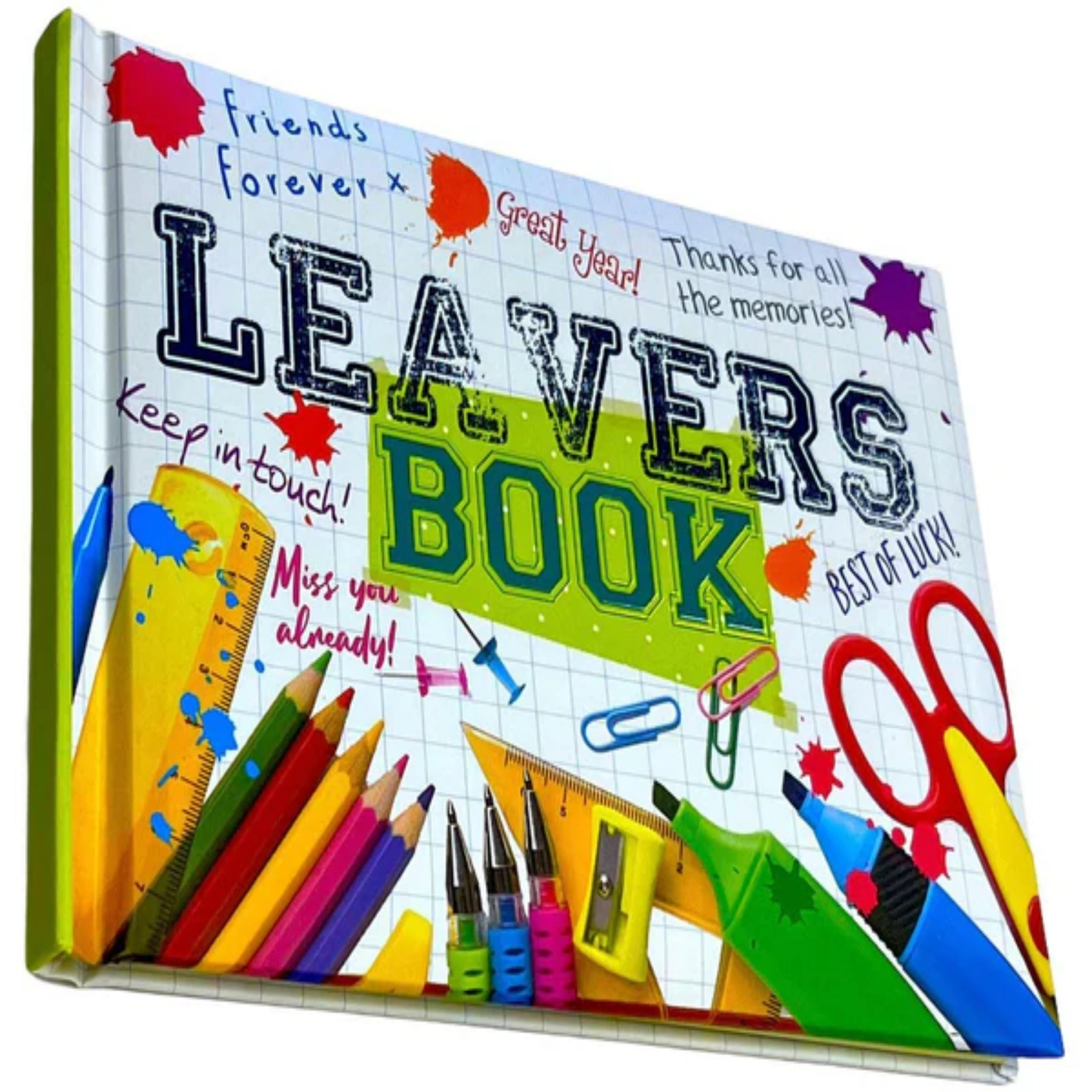 Beclen Harp 12 Pack Leavers Book School College Autograph Book Hard Backed Padded Cover Bulk