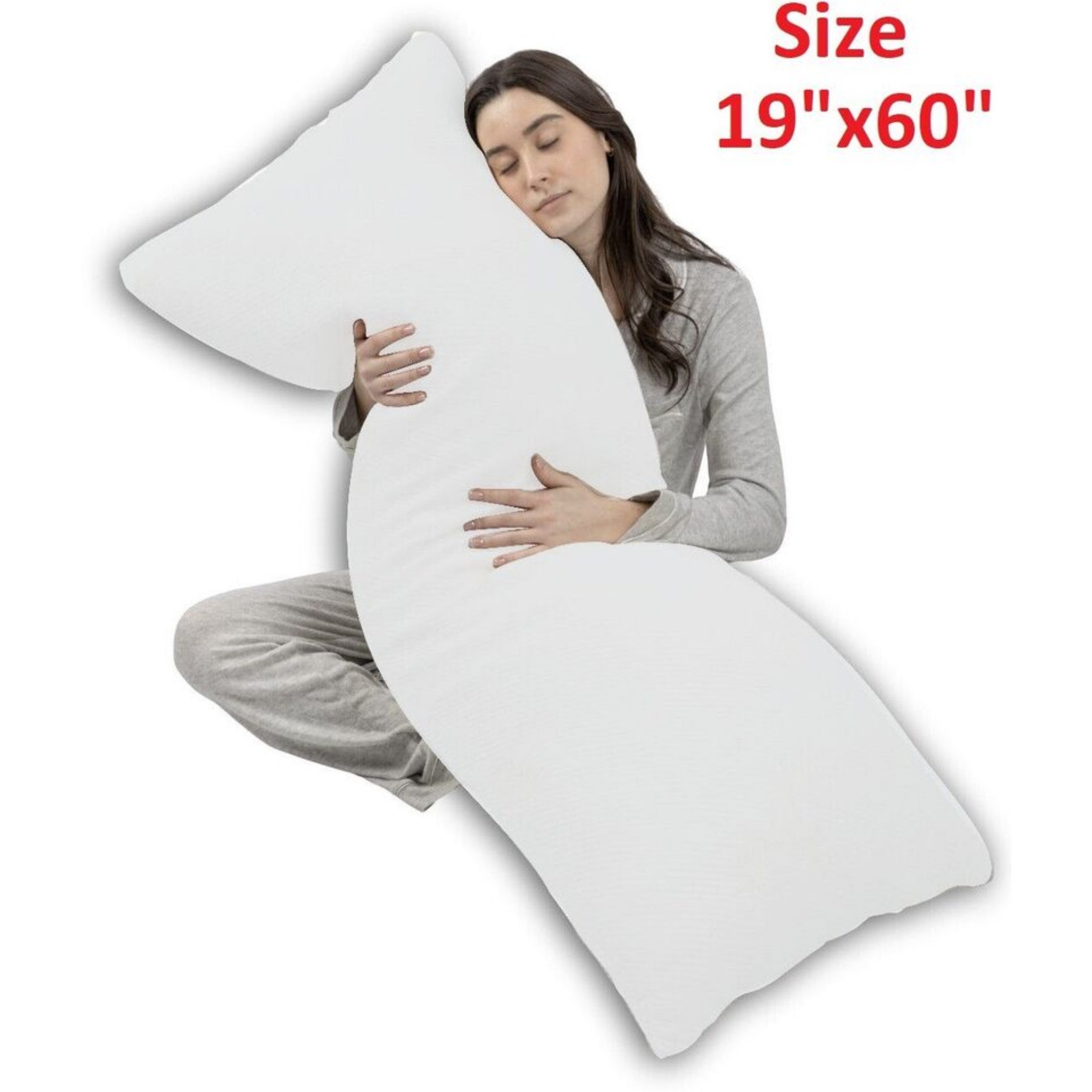 Beclen Harp Luxury Orthopaedic Bolster Pillow Case Cover Nursing Pregnancy Long Pillowcases