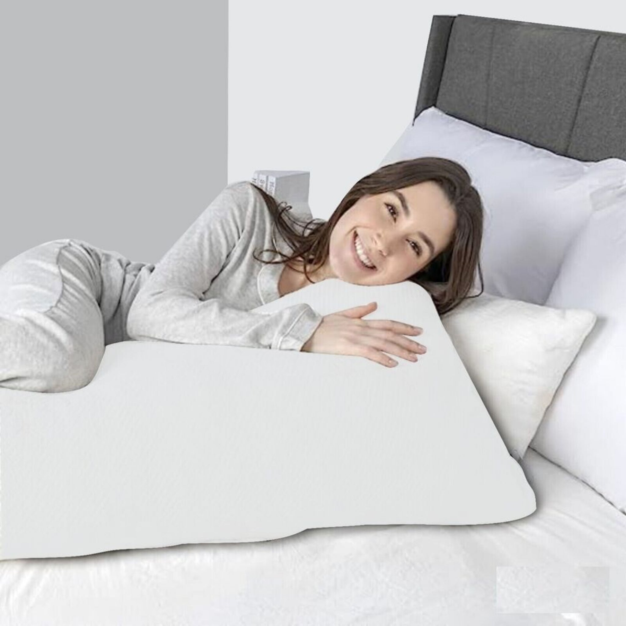 Beclen Harp Luxury Orthopaedic Bolster Pillow Case Cover Nursing Pregnancy Long Pillowcases