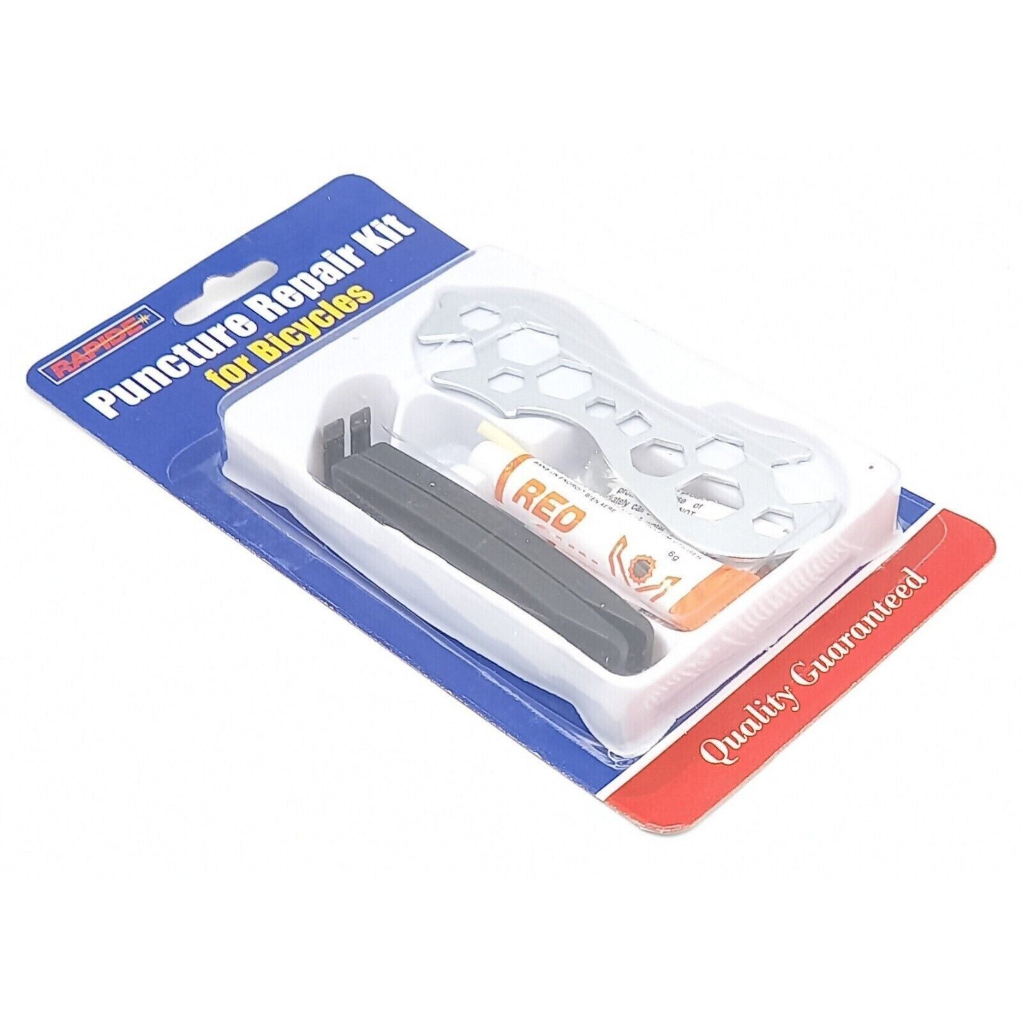 Beclen Harp 10pc Bicycle/Bike/Cycle Puncture Repair Portable Tool Kit Including Inner Tube Patch And Glue